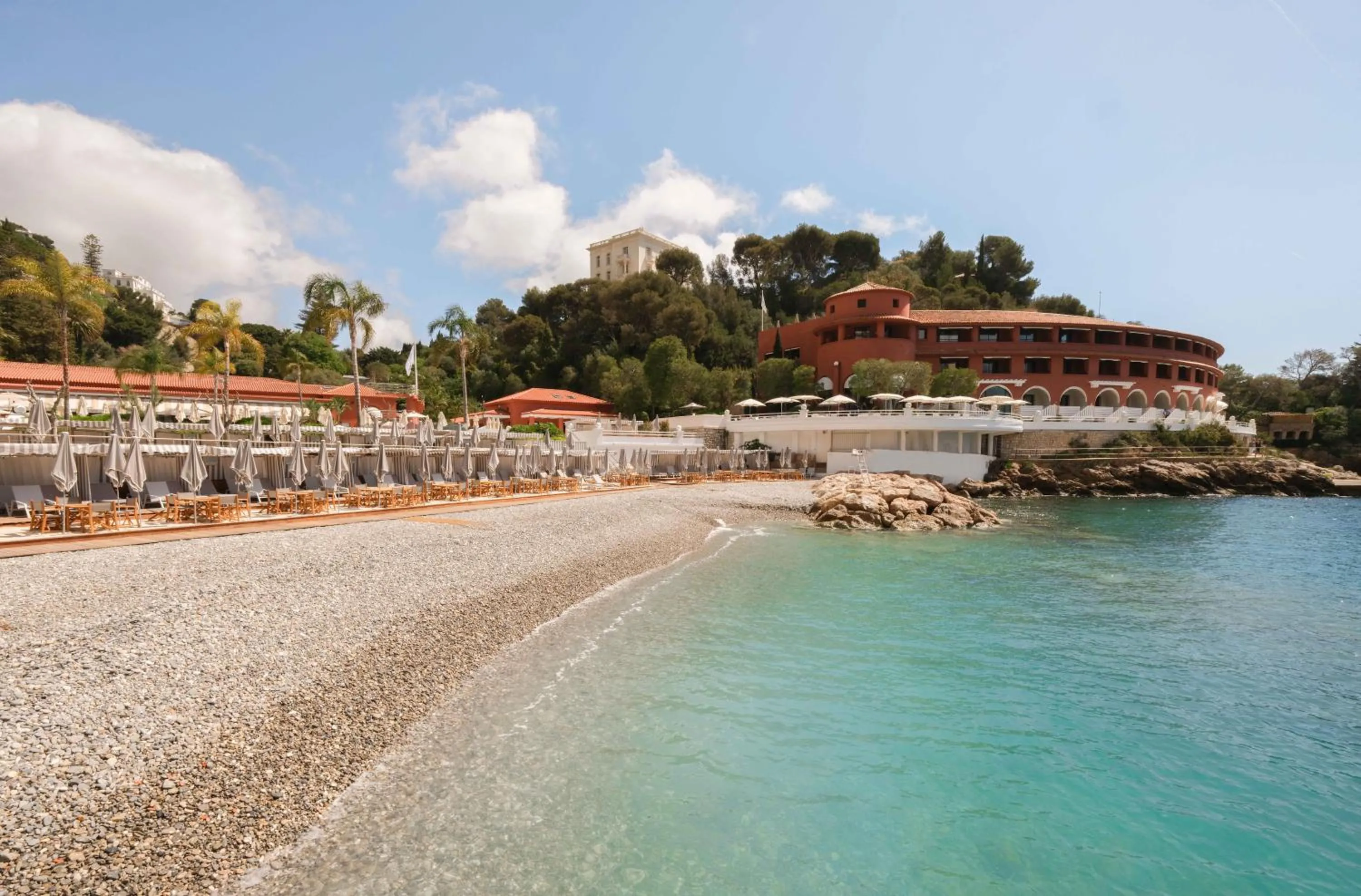 Beach in Hôtel Hermitage Monte-Carlo