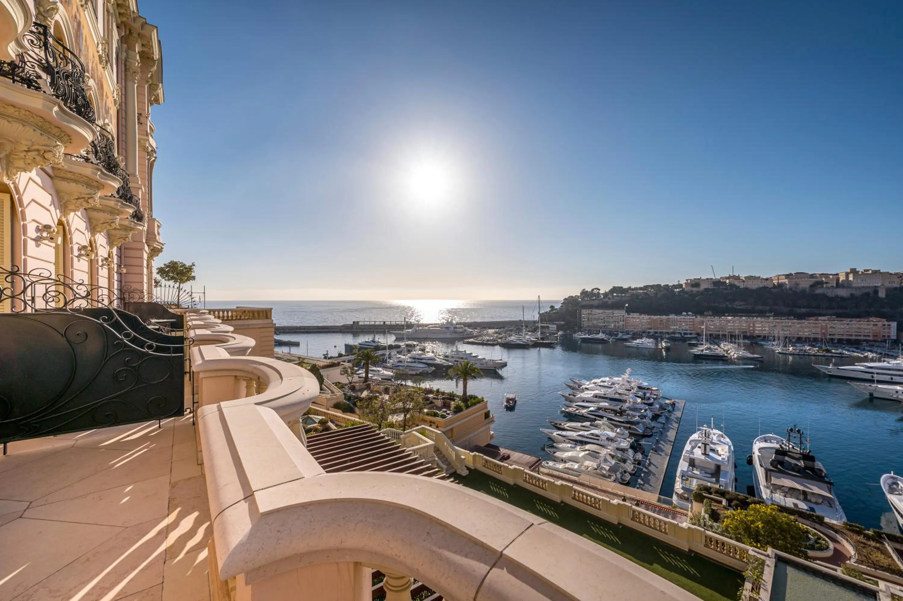Sea view in Hôtel Hermitage Monte-Carlo