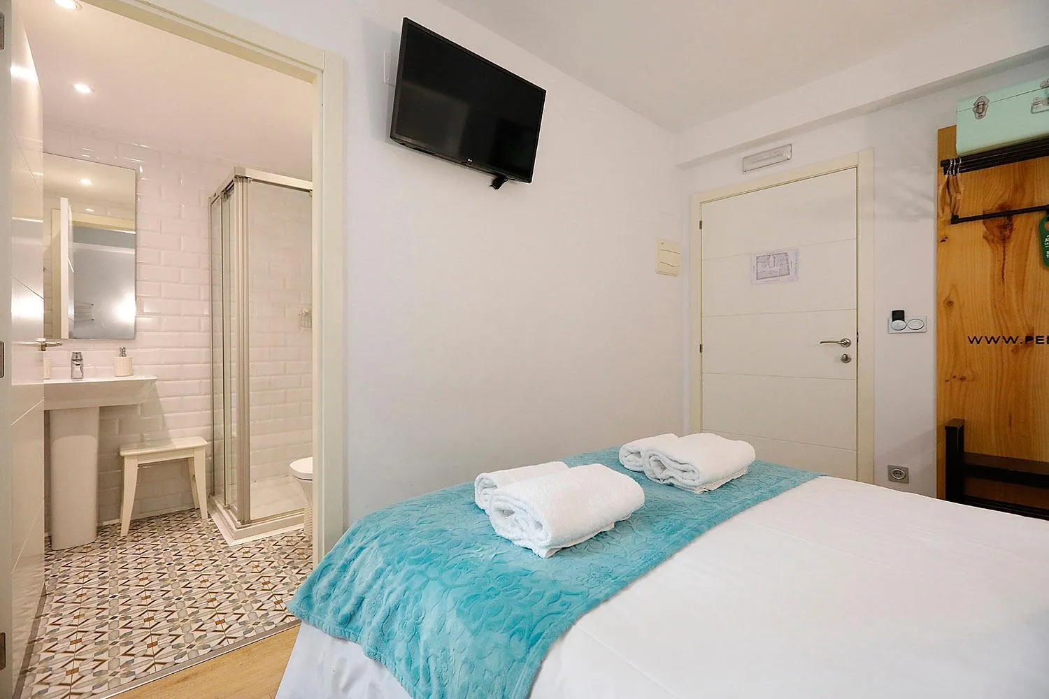 Bedroom, Bed in Pensión Balerdi