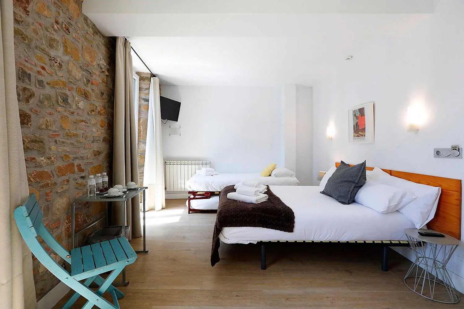 Bed in Pensión Balerdi