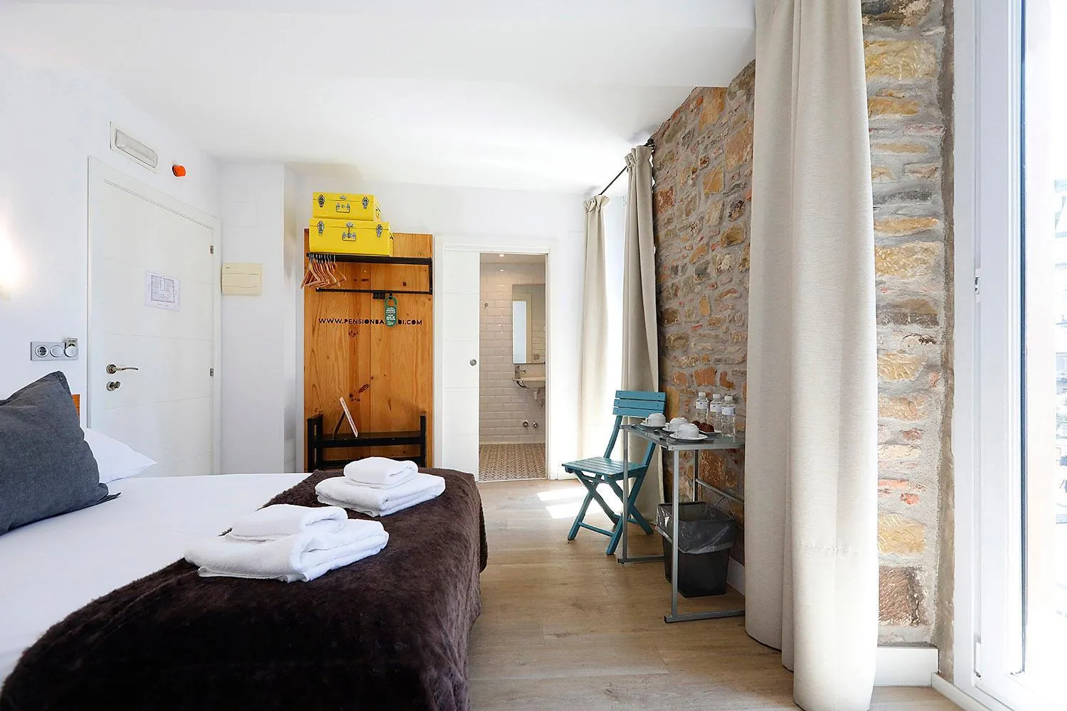 Bed in Pensión Balerdi