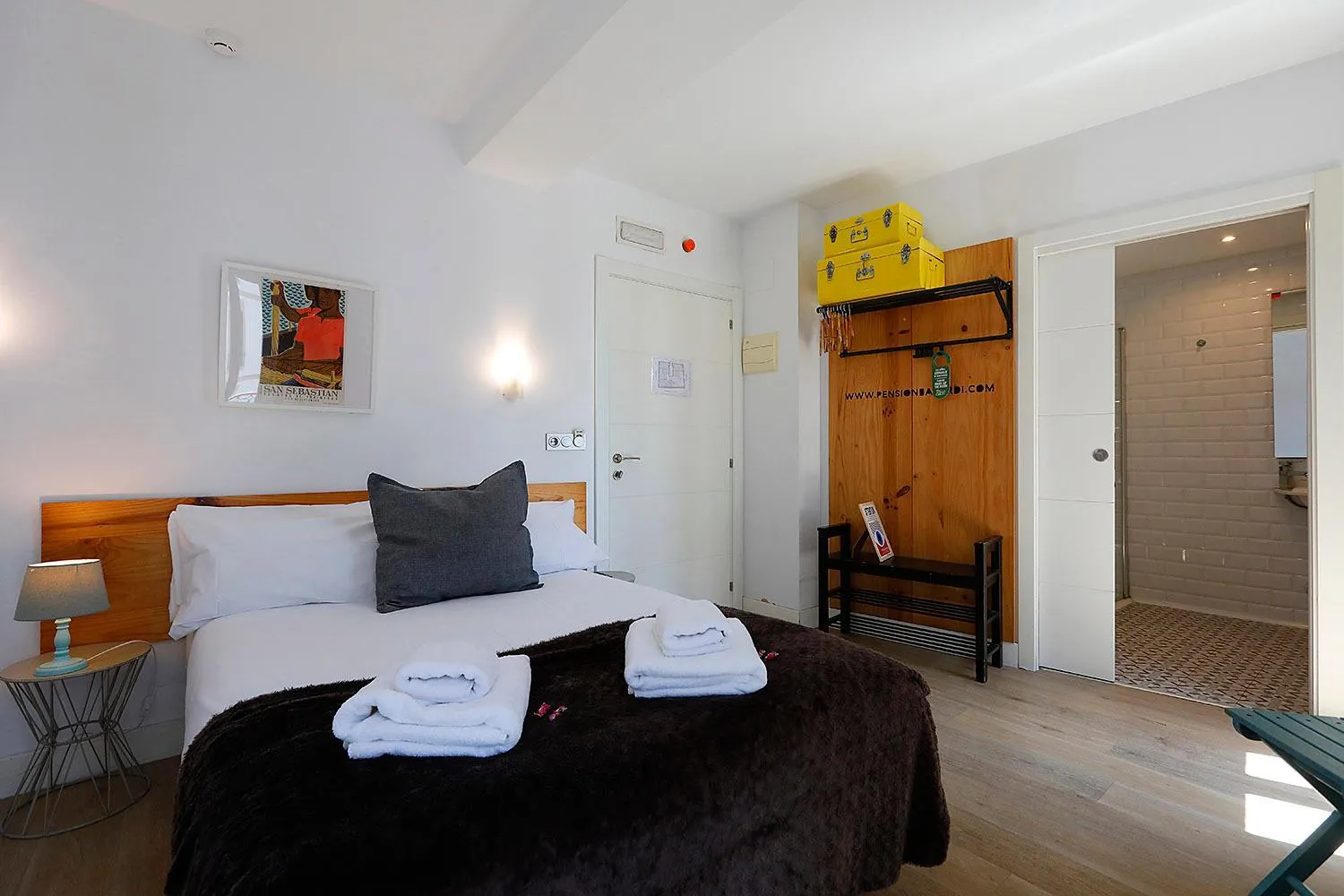 Bed in Pensión Balerdi