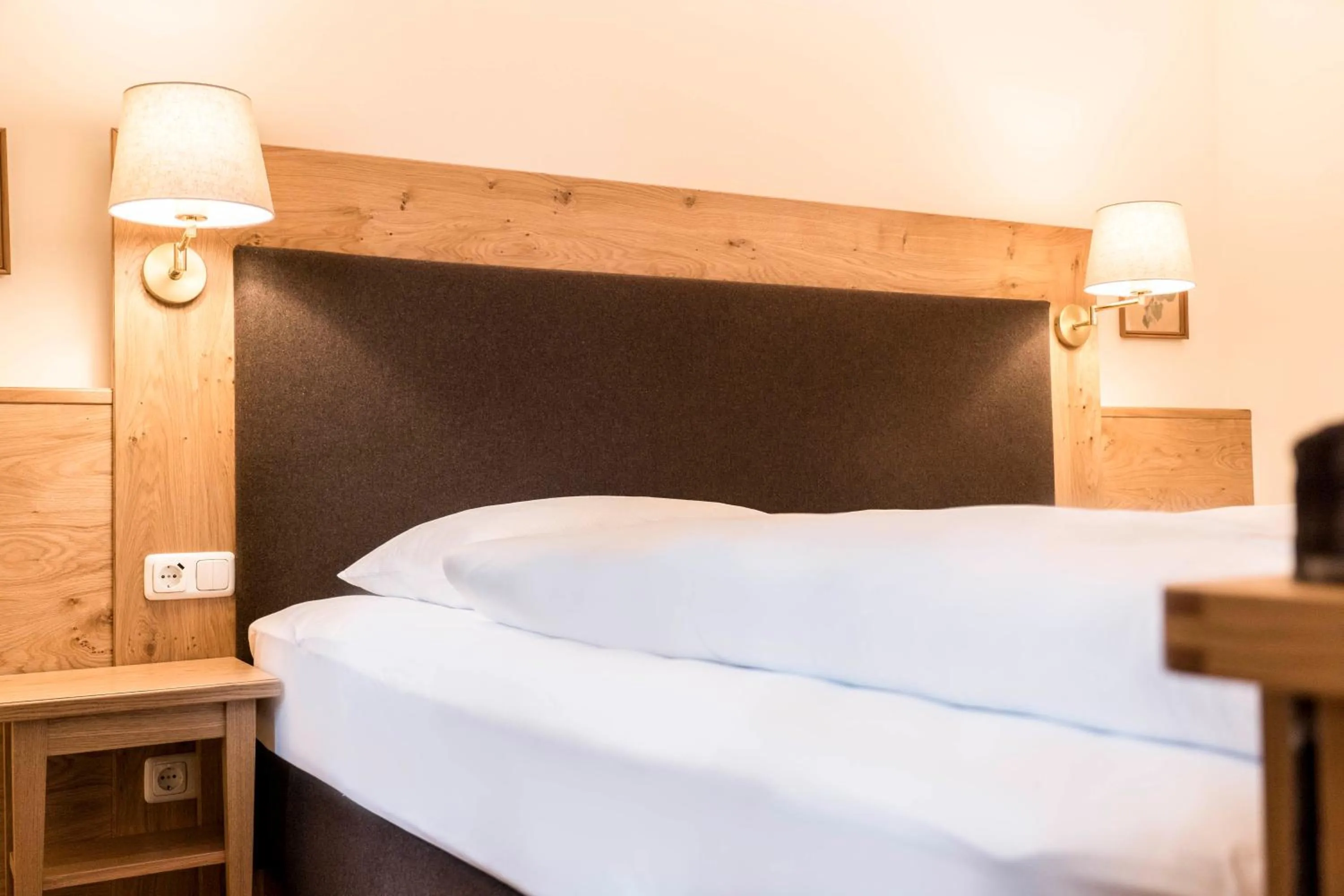 Decorative detail, Bed in Hollwegers Landhaus - Das Lisl