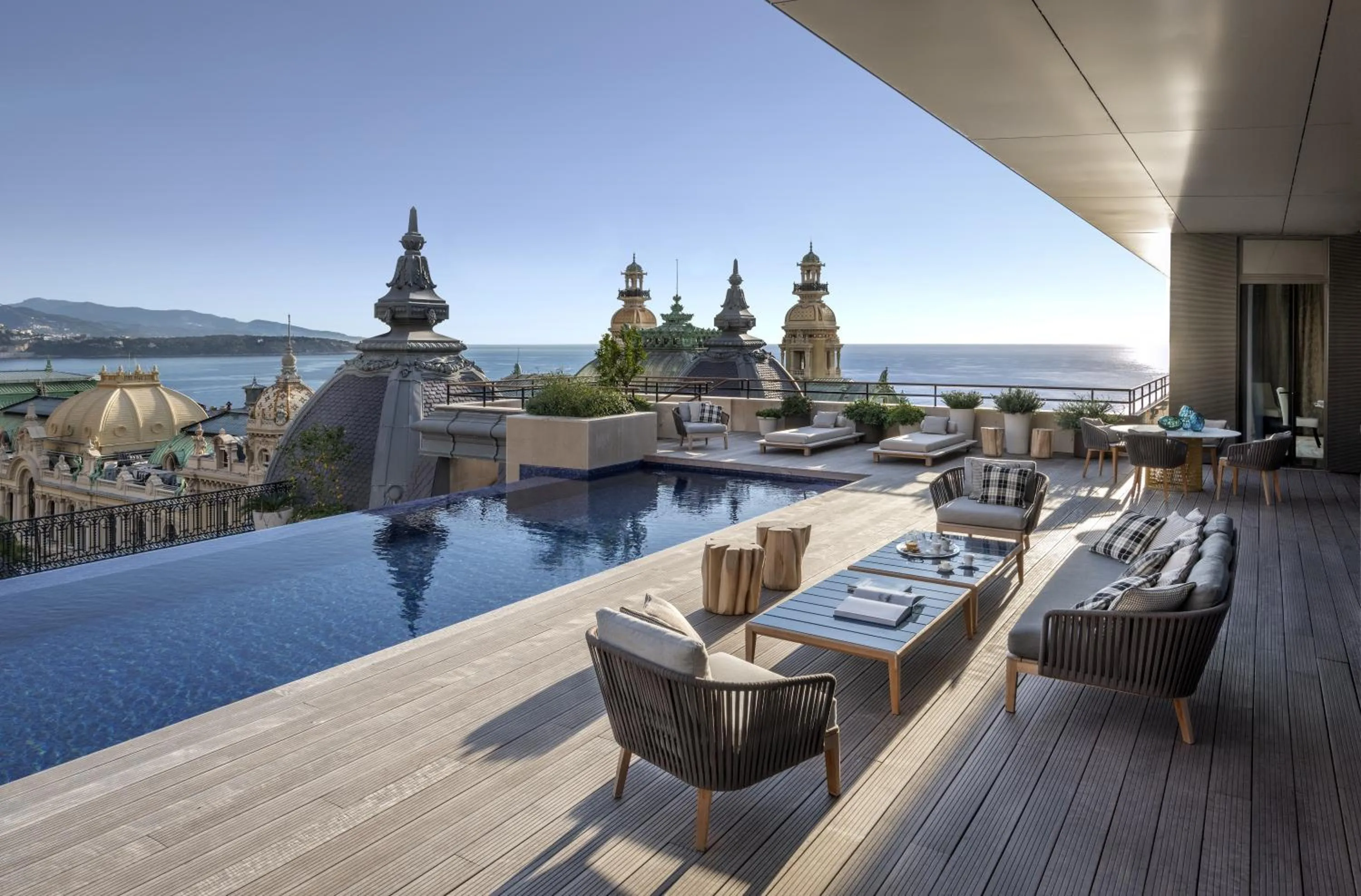 Swimming pool in Hôtel de Paris Monte-Carlo