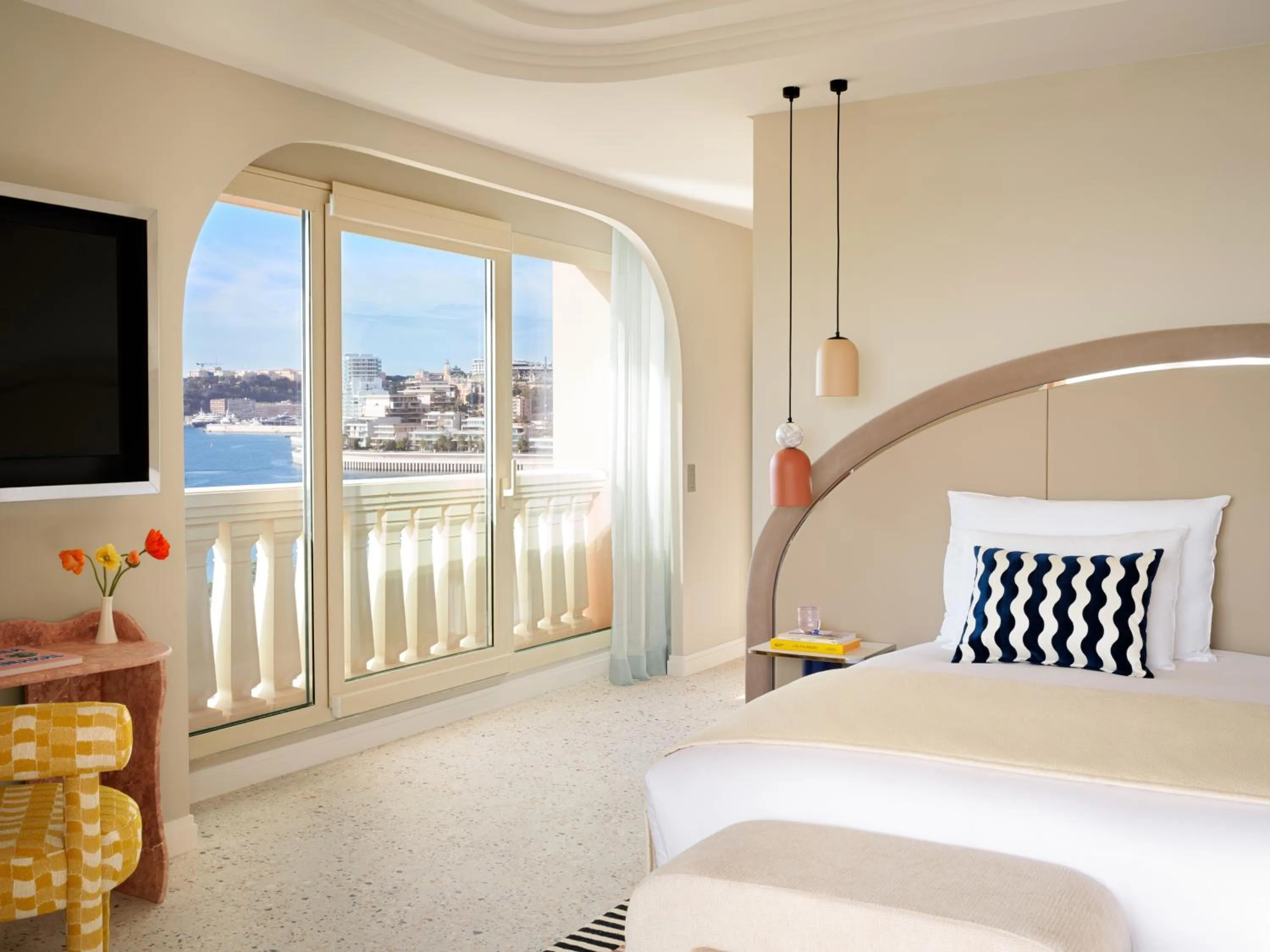 Bedroom, Bed in Monte-Carlo Bay Hotel & Resort