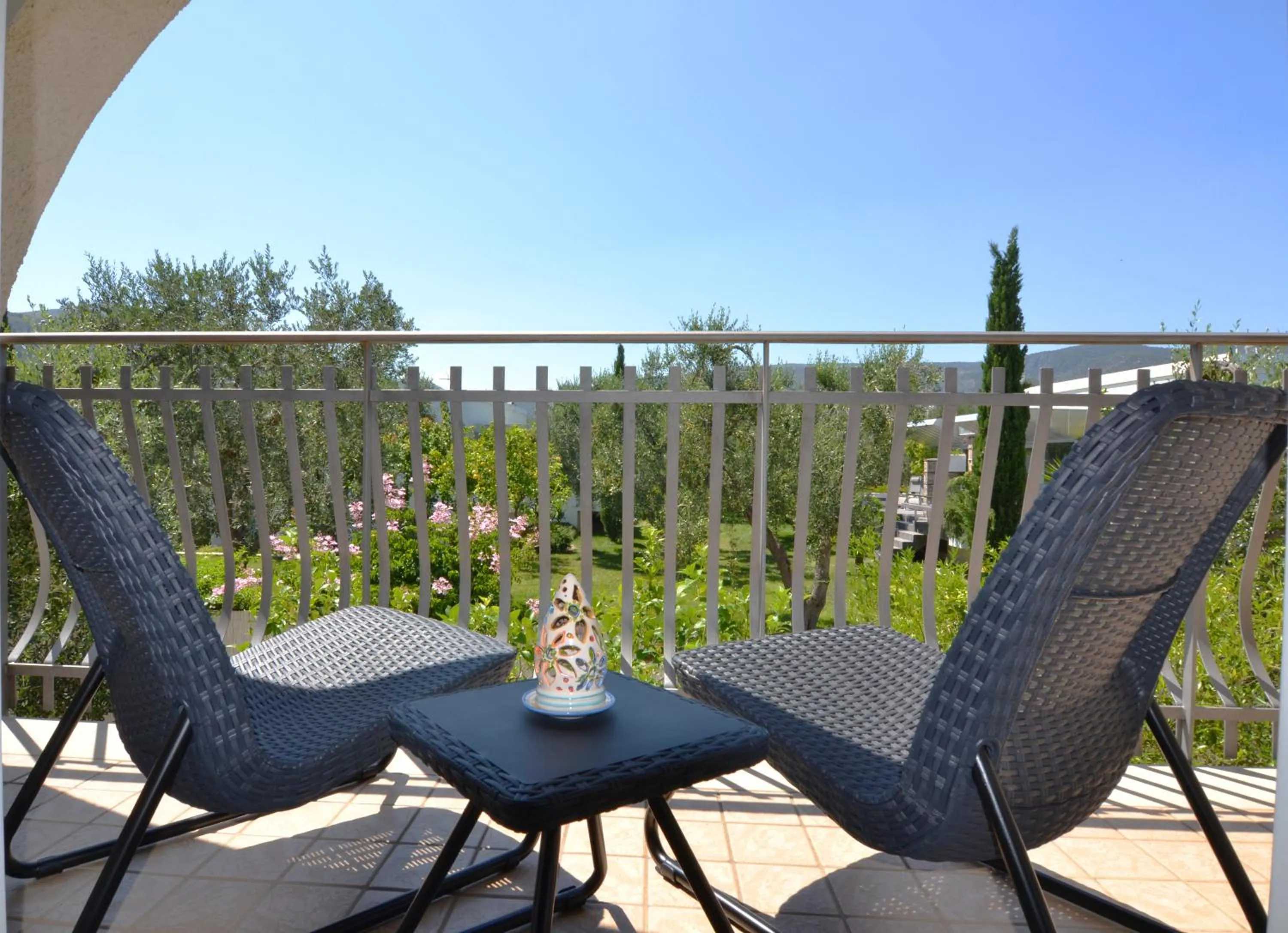 Balcony/Terrace in Hotel Residence Torre Del Porto