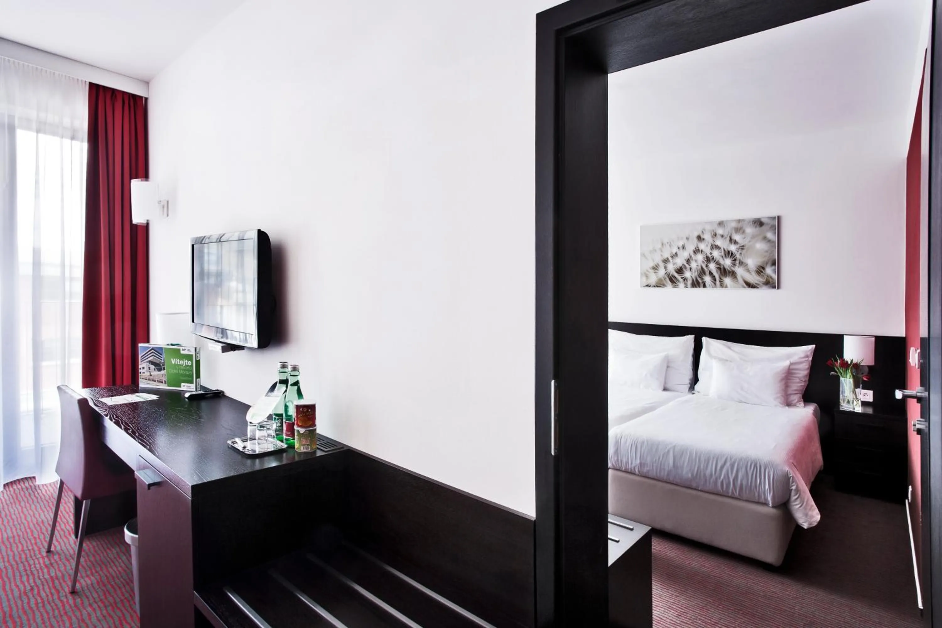 Bed in Wellness Hotel Vista