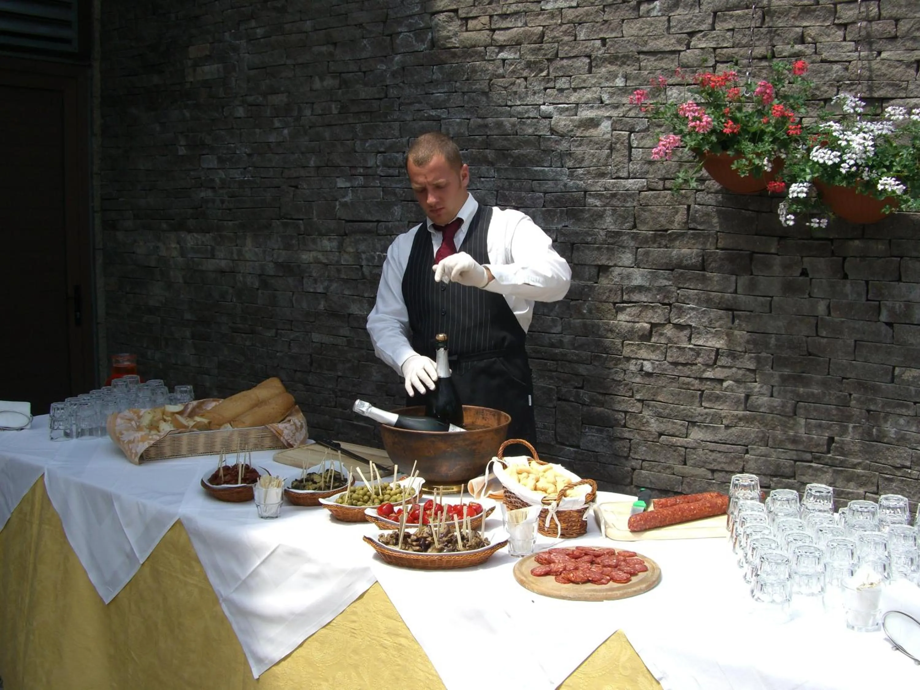 Food close-up in Hotel Olimpic