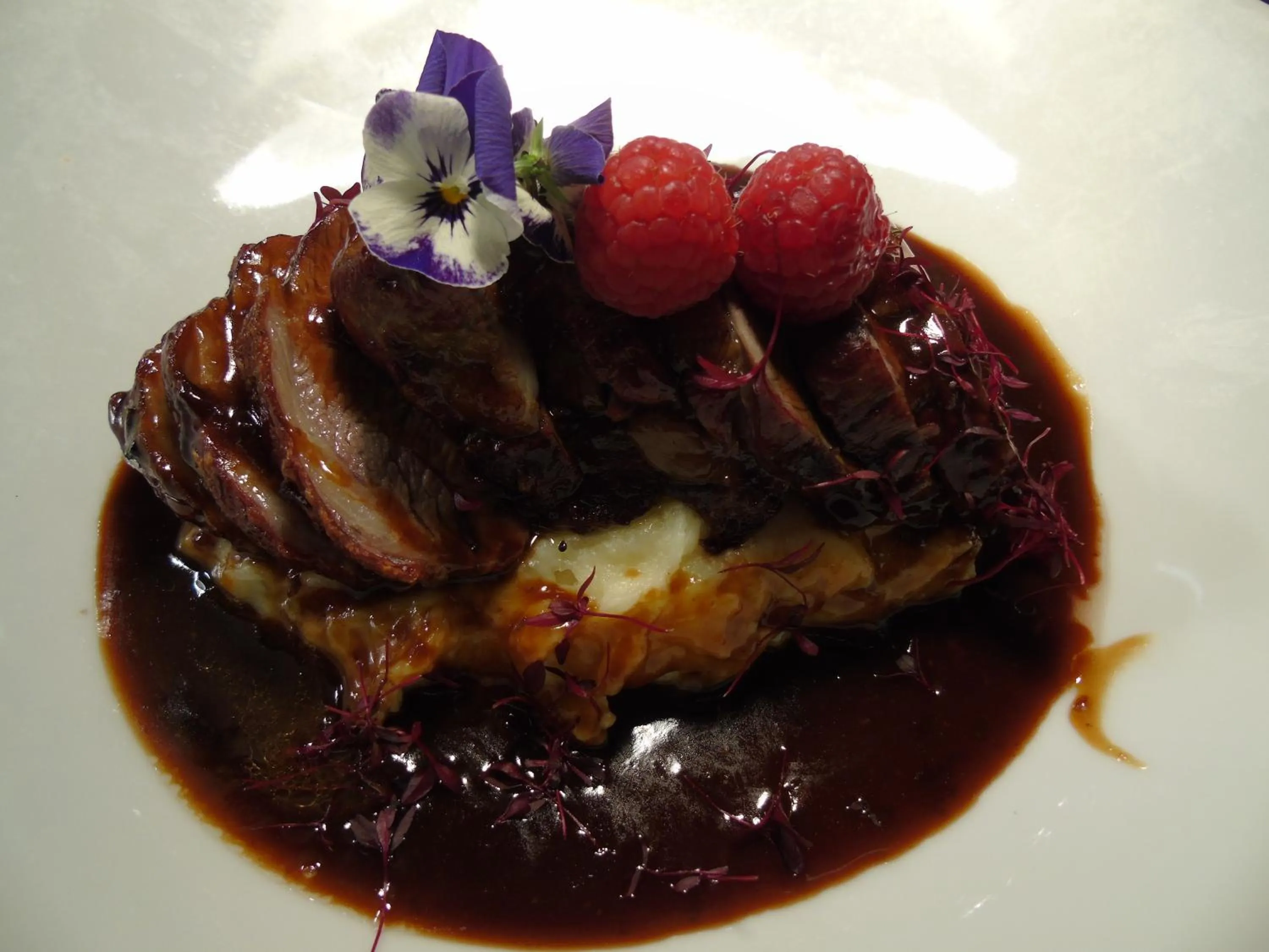 Food close-up in The Crescent Hotel