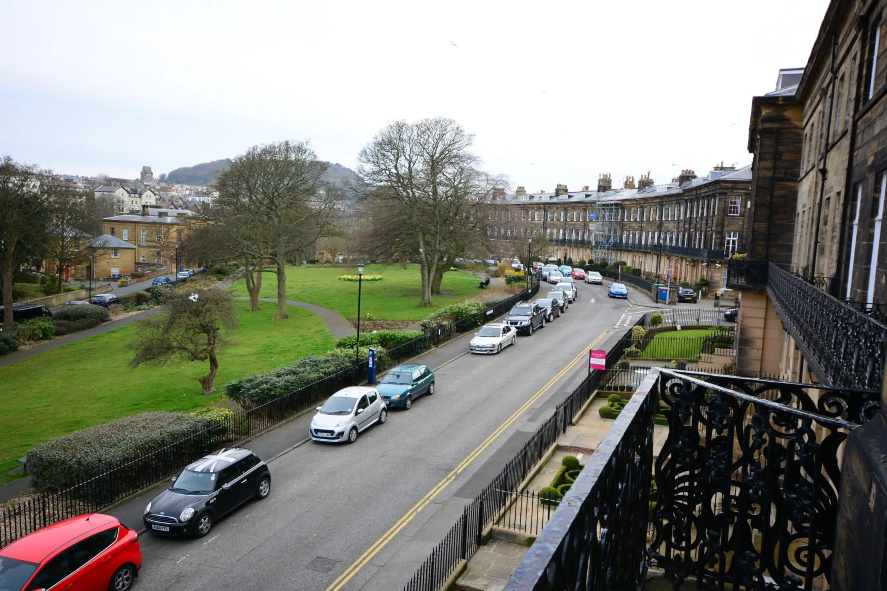 Balcony/Terrace in The Crescent Hotel
