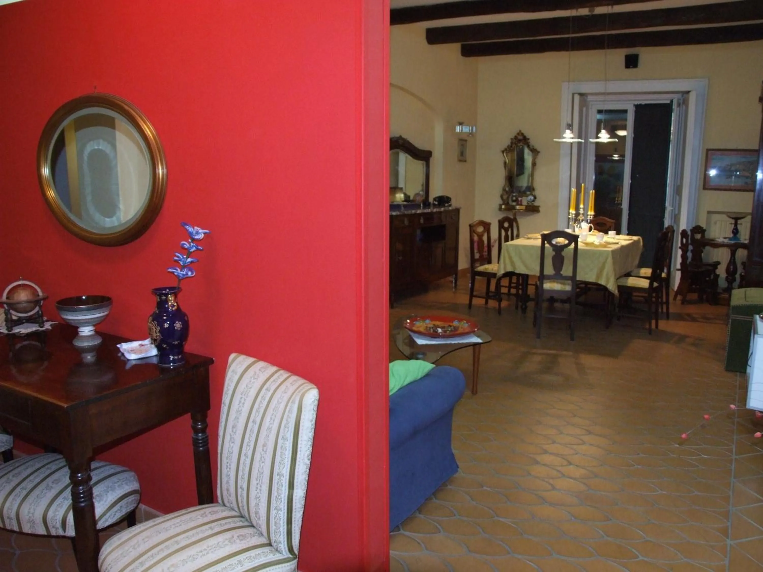 Dining area in Bed and Breakfast Adelberga