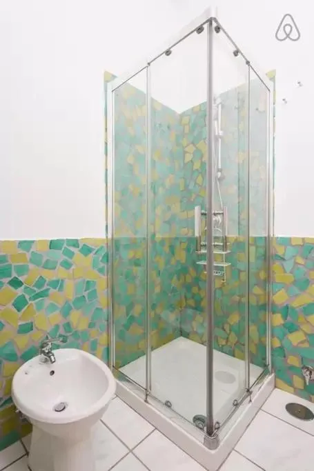 Shower in Bed and Breakfast Adelberga