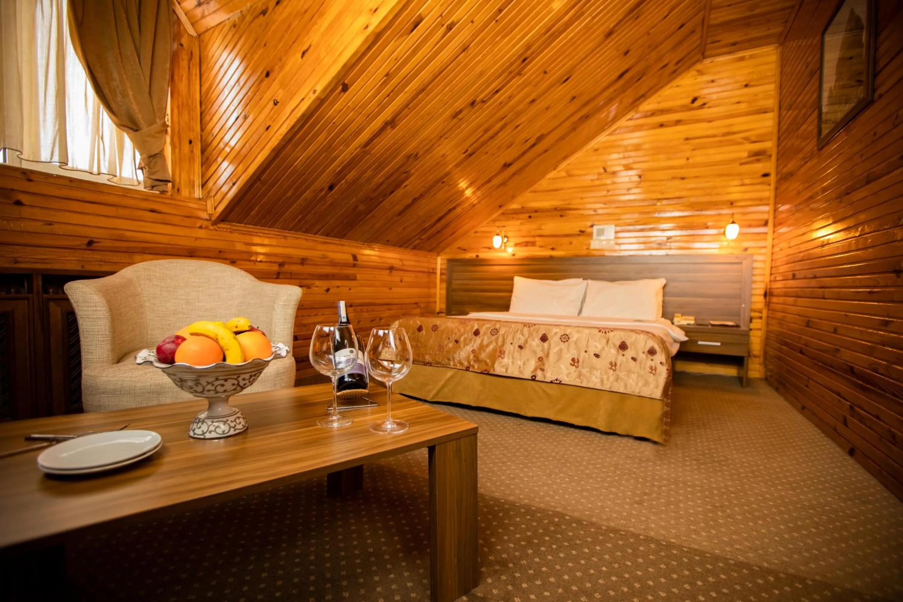 Bed in Dedeman Palandoken Resort Hotel