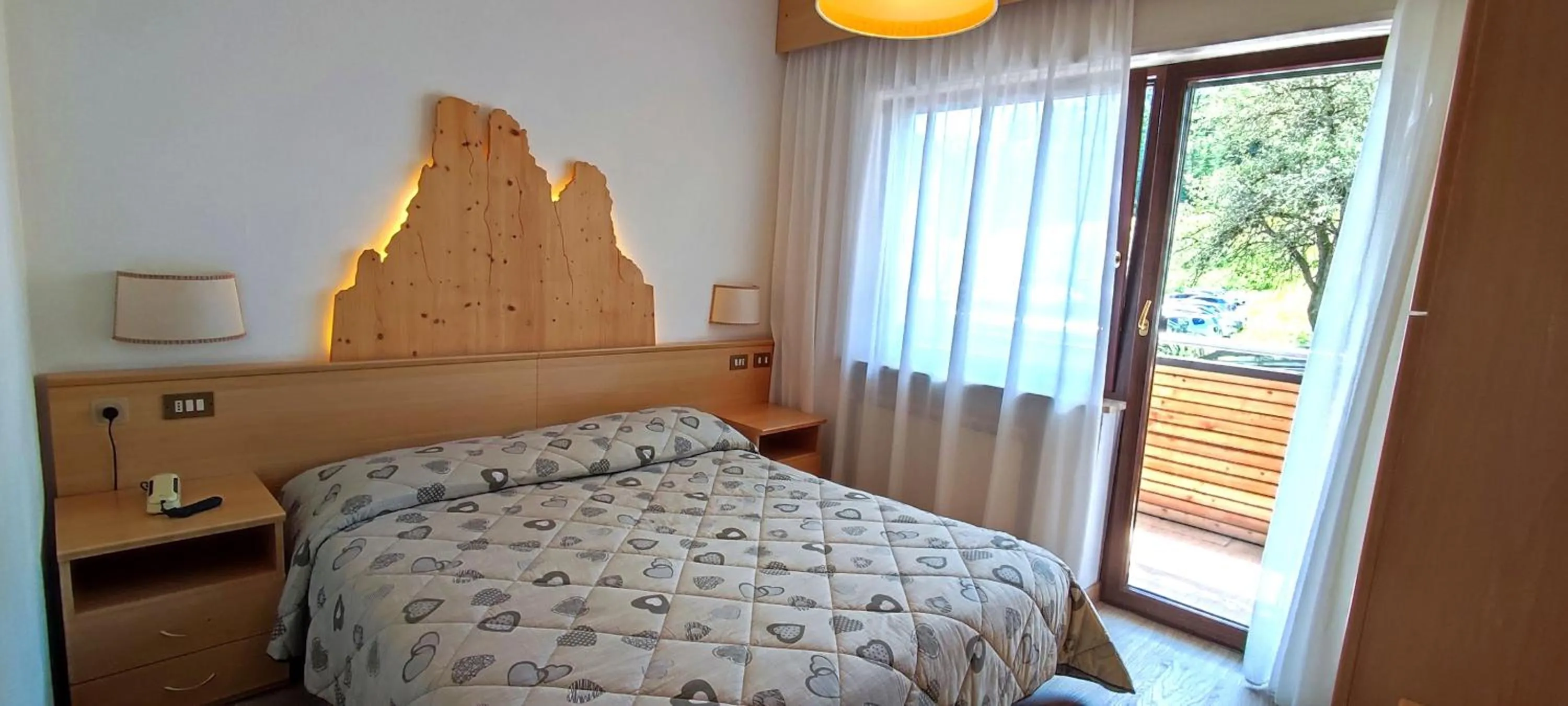 Bed in Hotel Miramonti