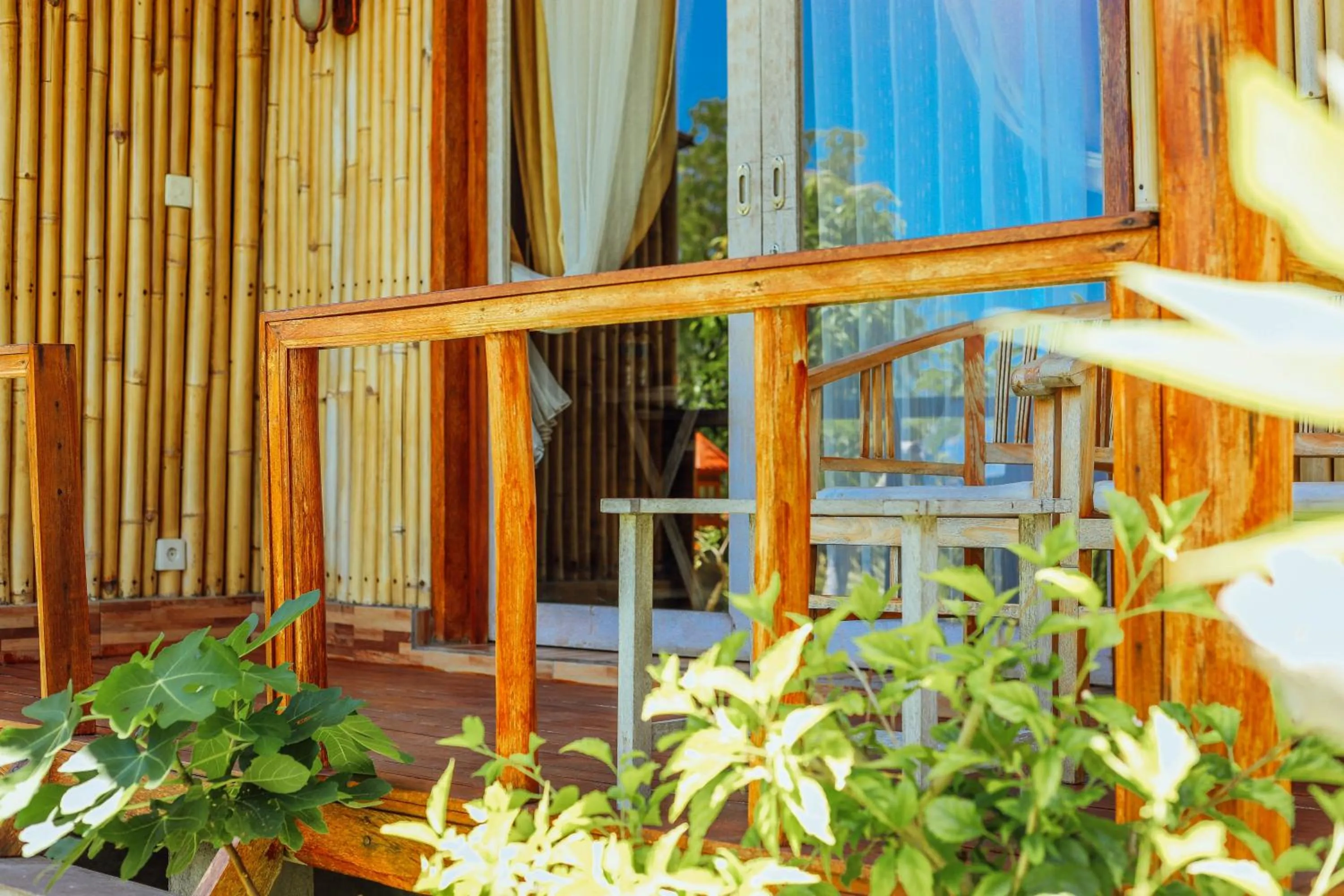 Decorative detail in Atuh Forest Cottage