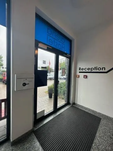 Lobby or reception in Arena Hostel & Monteurzimmer