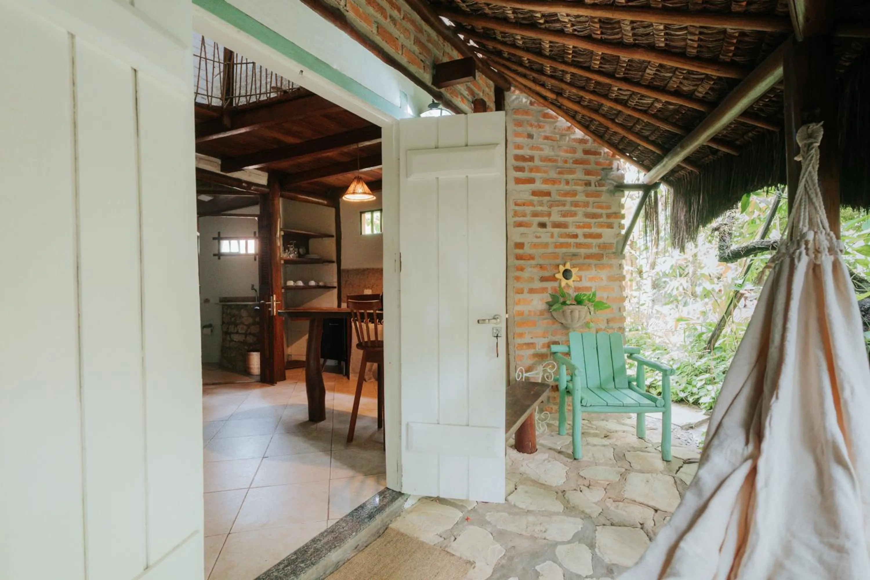 Balcony/Terrace in Pousada Fruta Pão