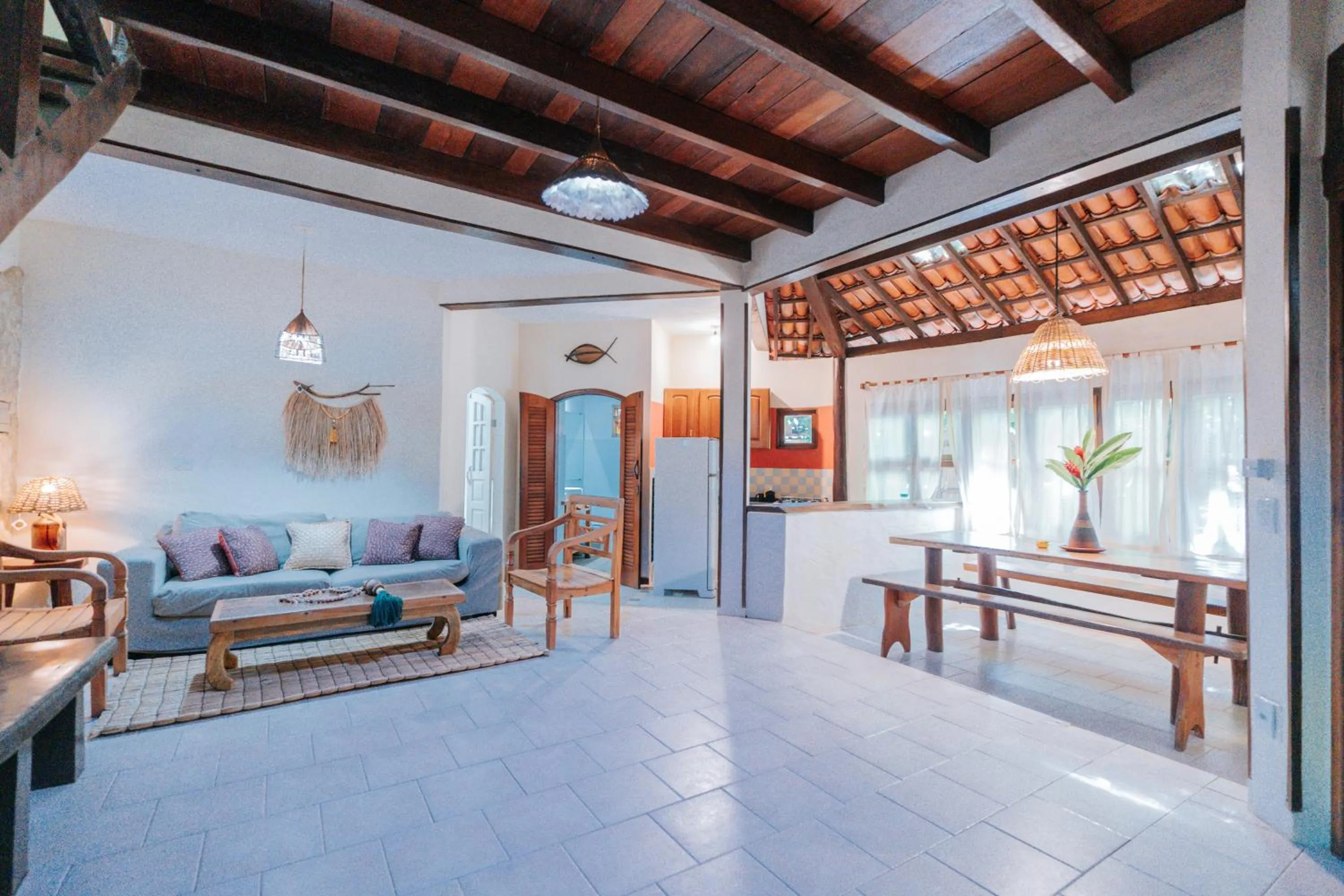 Living room in Pousada Fruta Pão