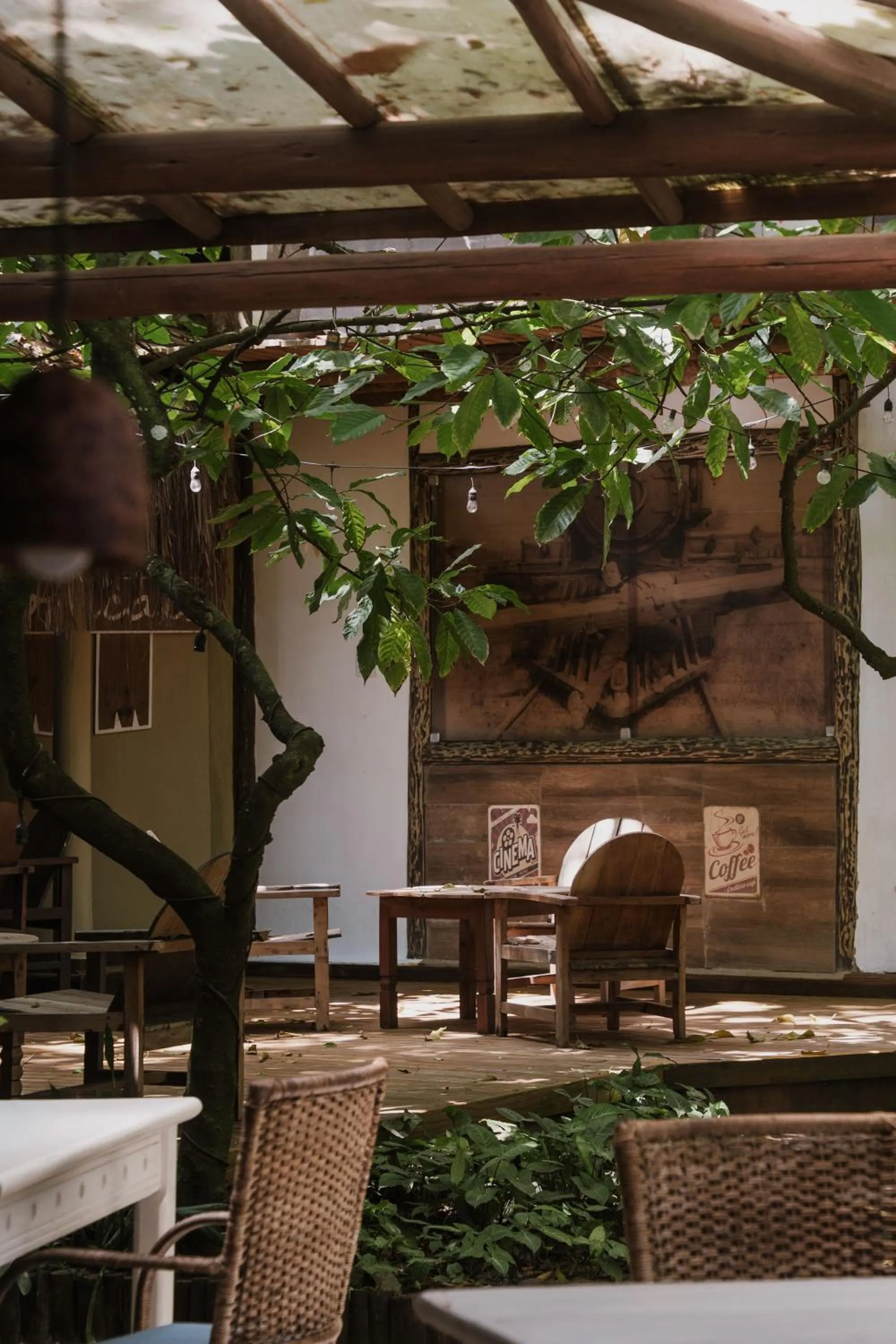 Seating area in Pousada Fruta Pão