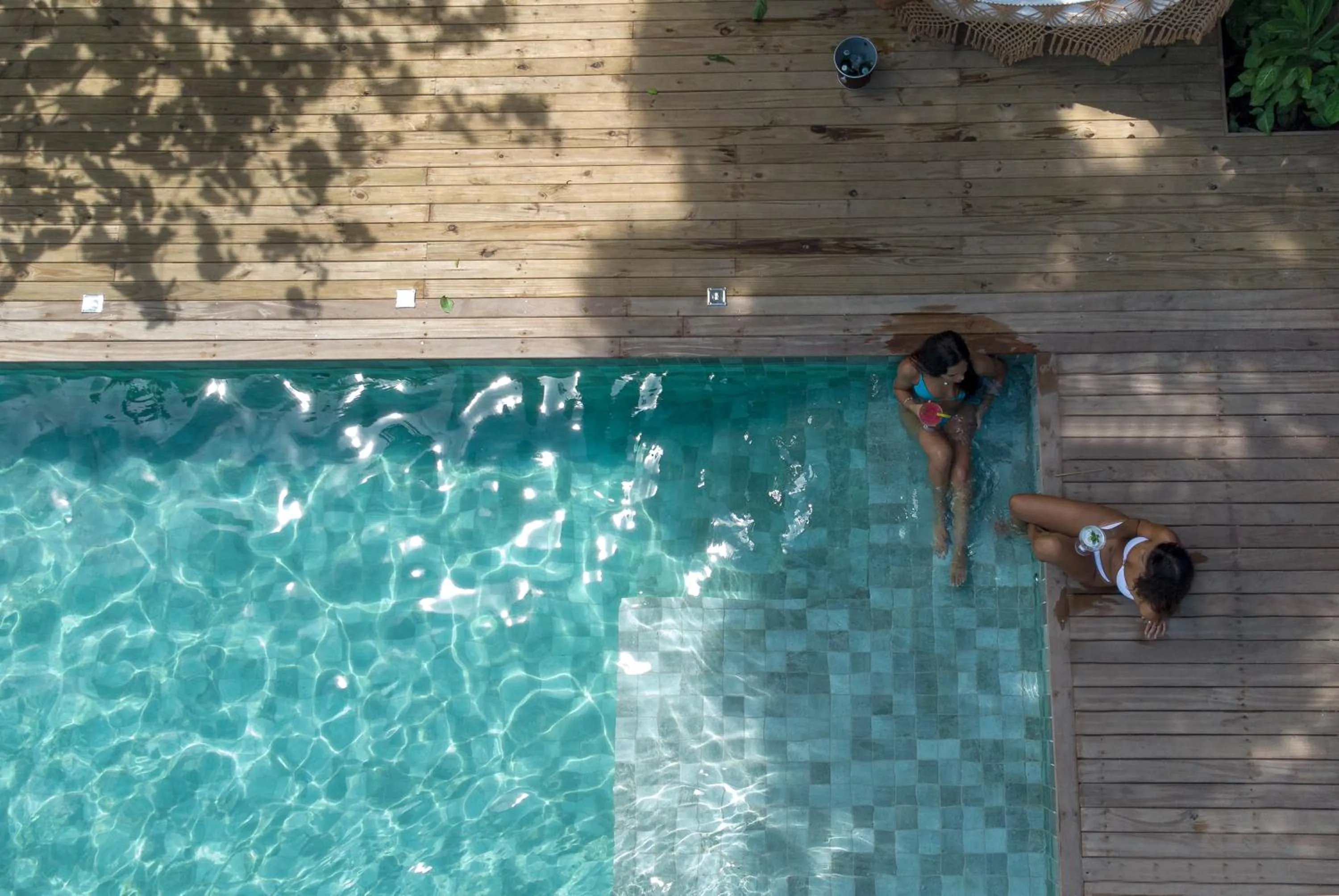 Swimming pool in Pousada Fruta Pão