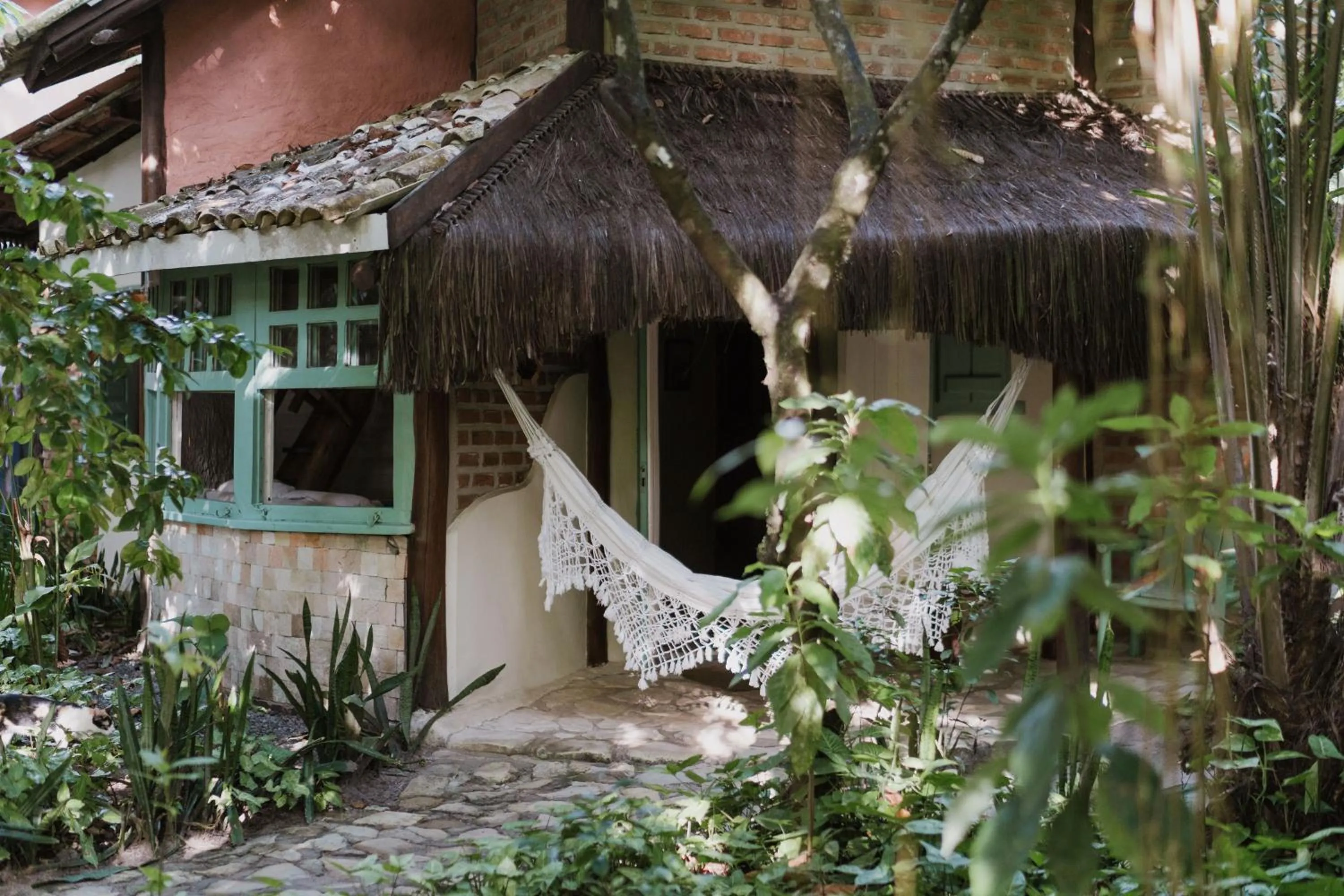 Garden view in Pousada Fruta Pão