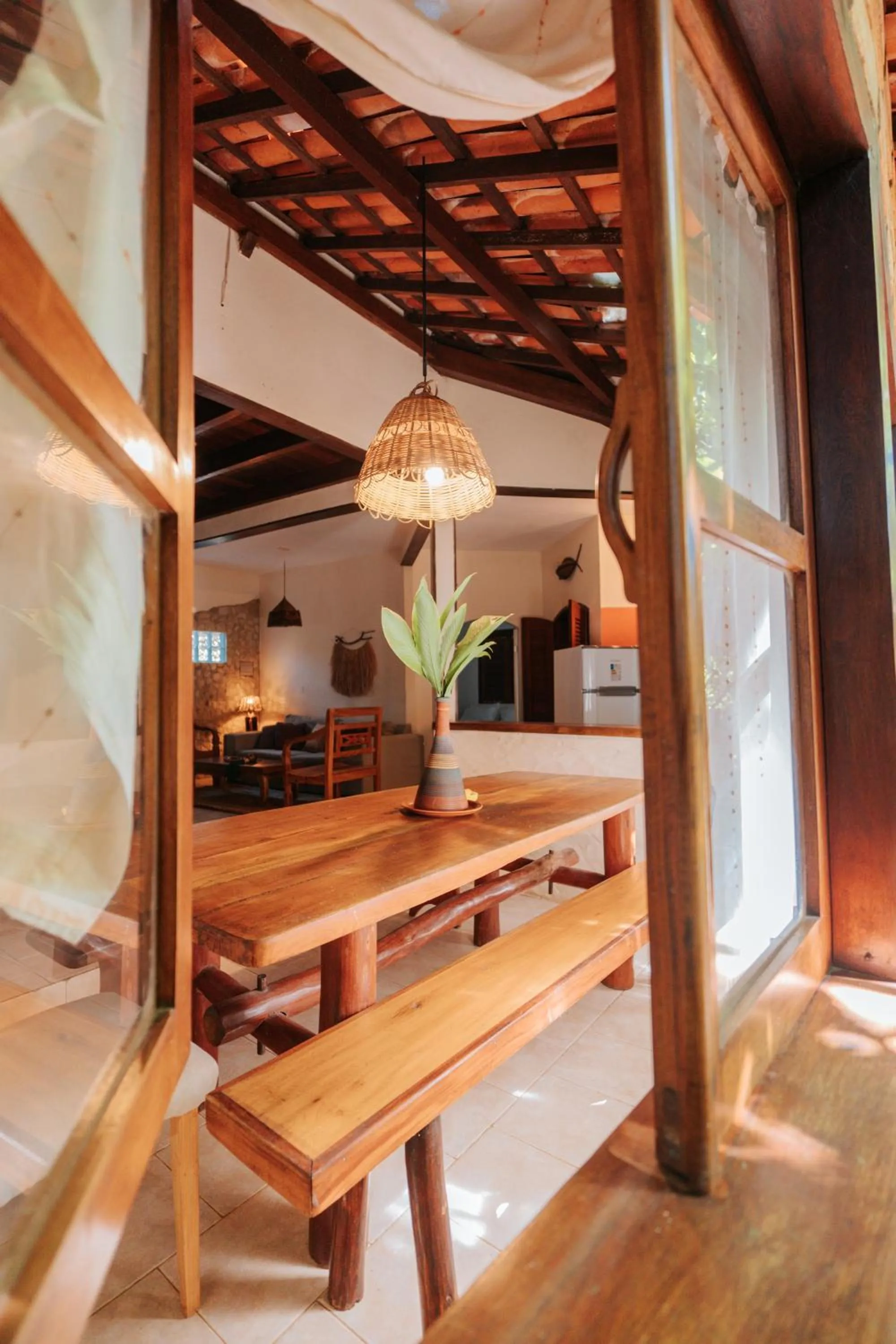 Dining area in Pousada Fruta Pão