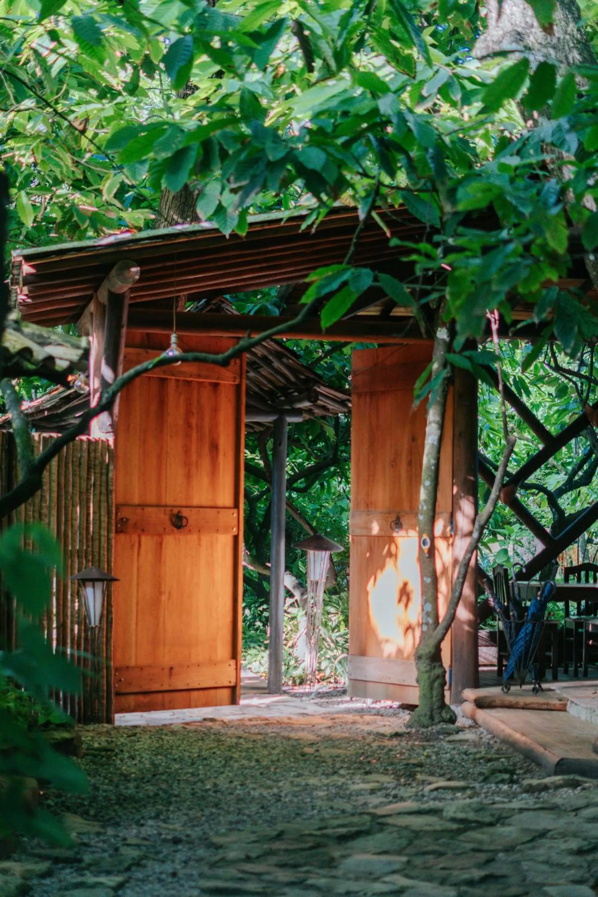 Garden view in Pousada Fruta Pão
