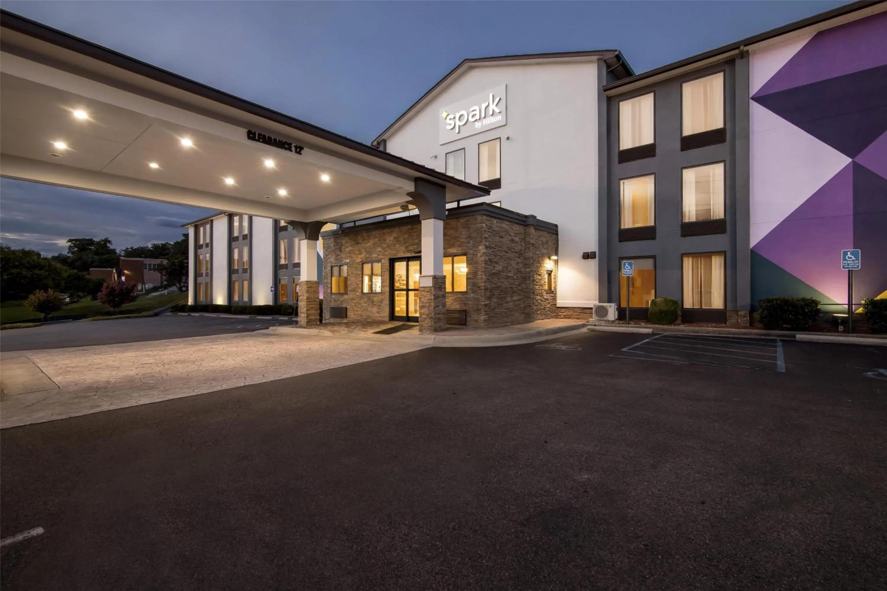 Property building in Spark by Hilton Roanoke Civic Center