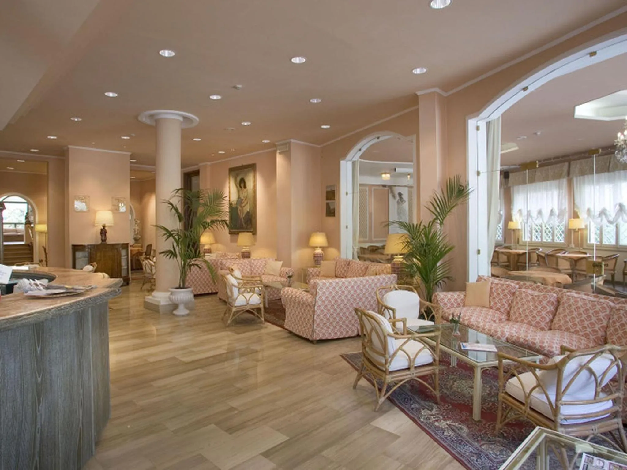 Lobby or reception in Hotel Settentrionale Esplanade