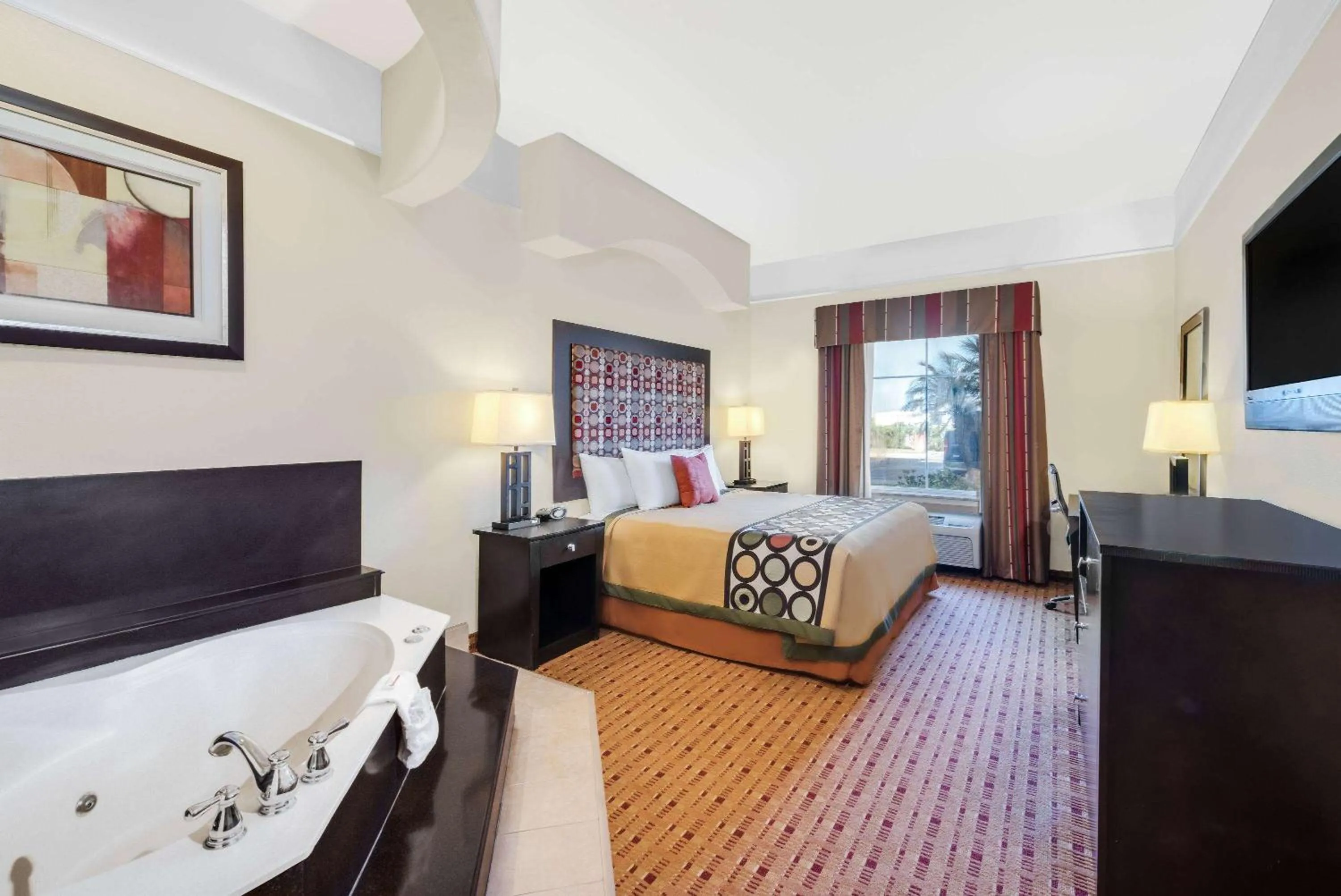 Photo of the whole room in Super 8 by Wyndham Hidalgo at La Plaza Mall & Mcallen Airport