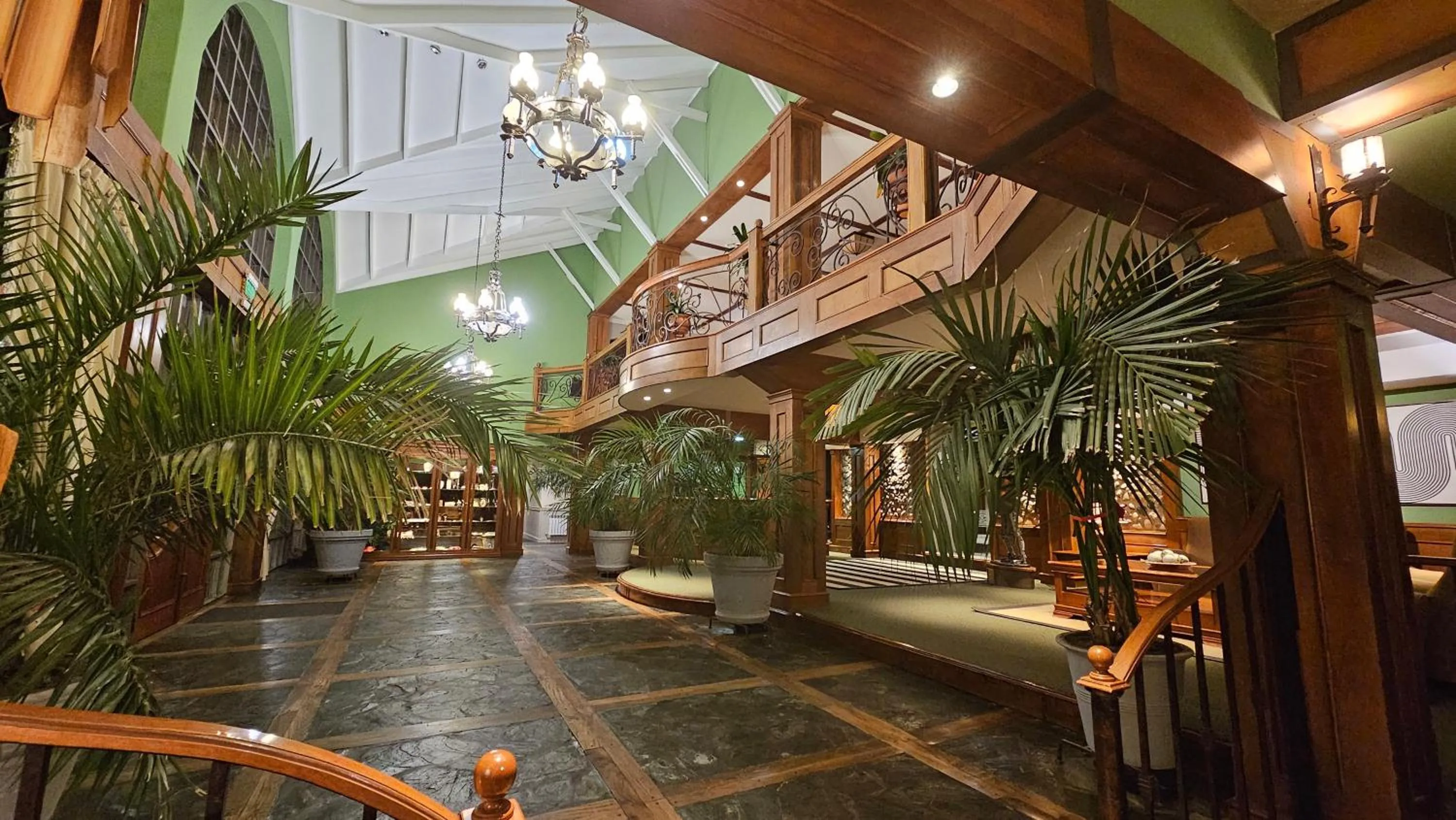 Lobby or reception in Hotel Quijote