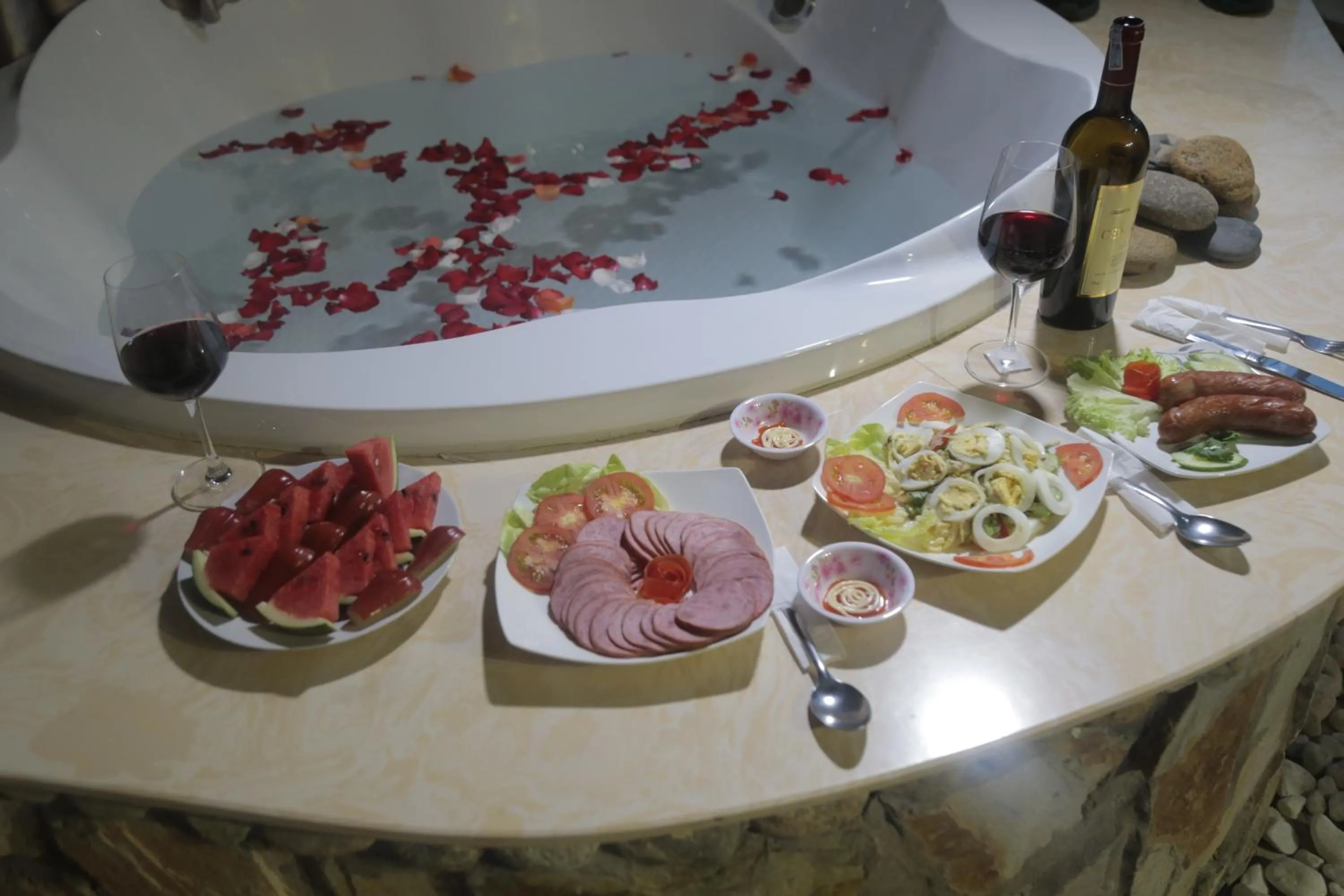 Asian breakfast in Bonita Signature Hotel