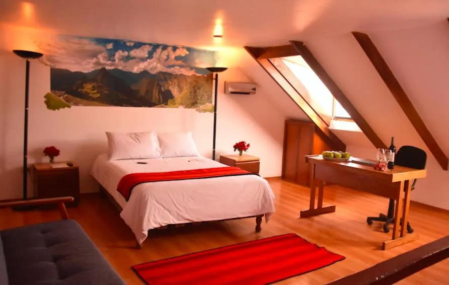 Bed in Los Aticos B&B with Coworking