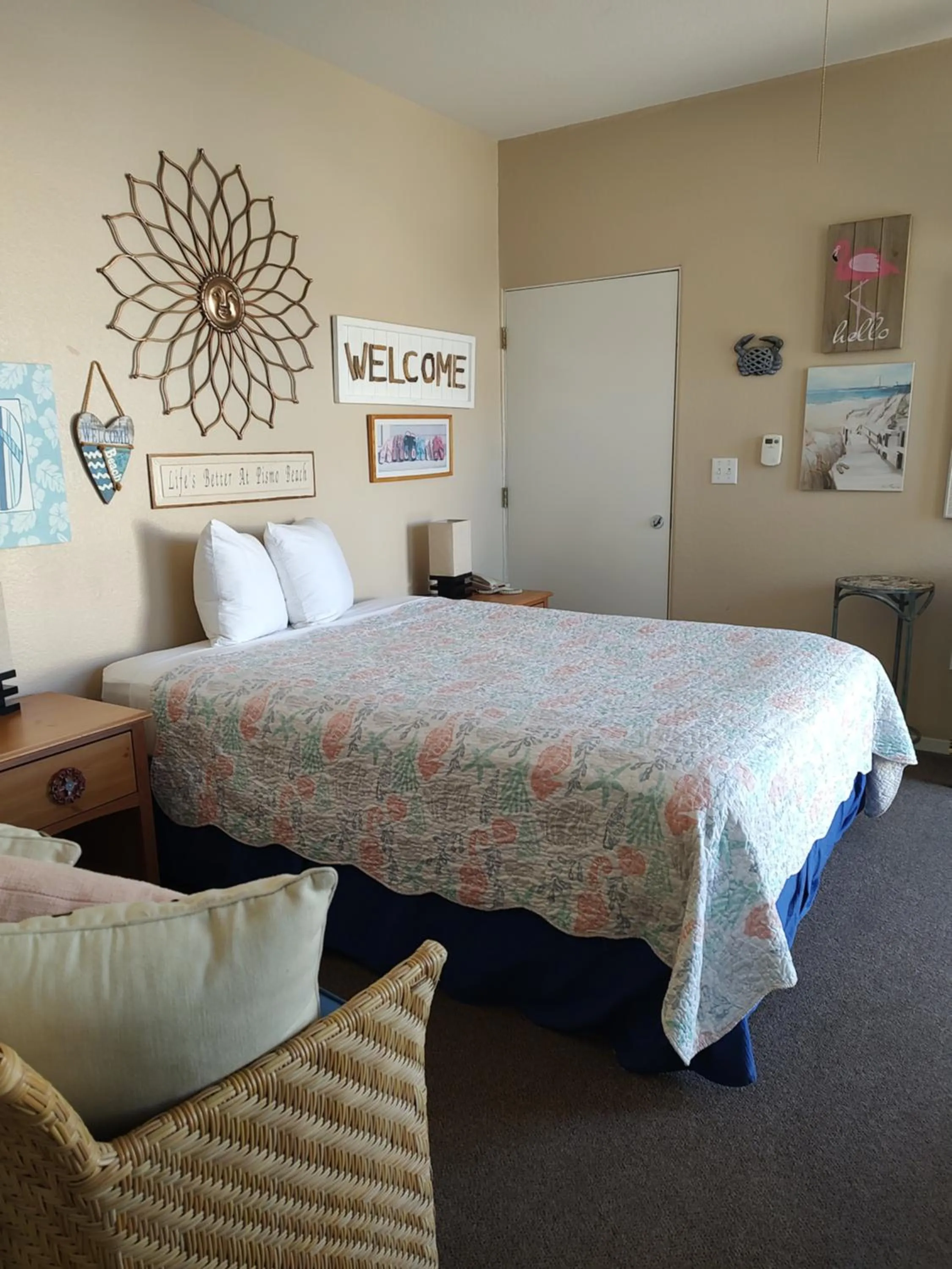 Bed in Pacific Plaza Resort