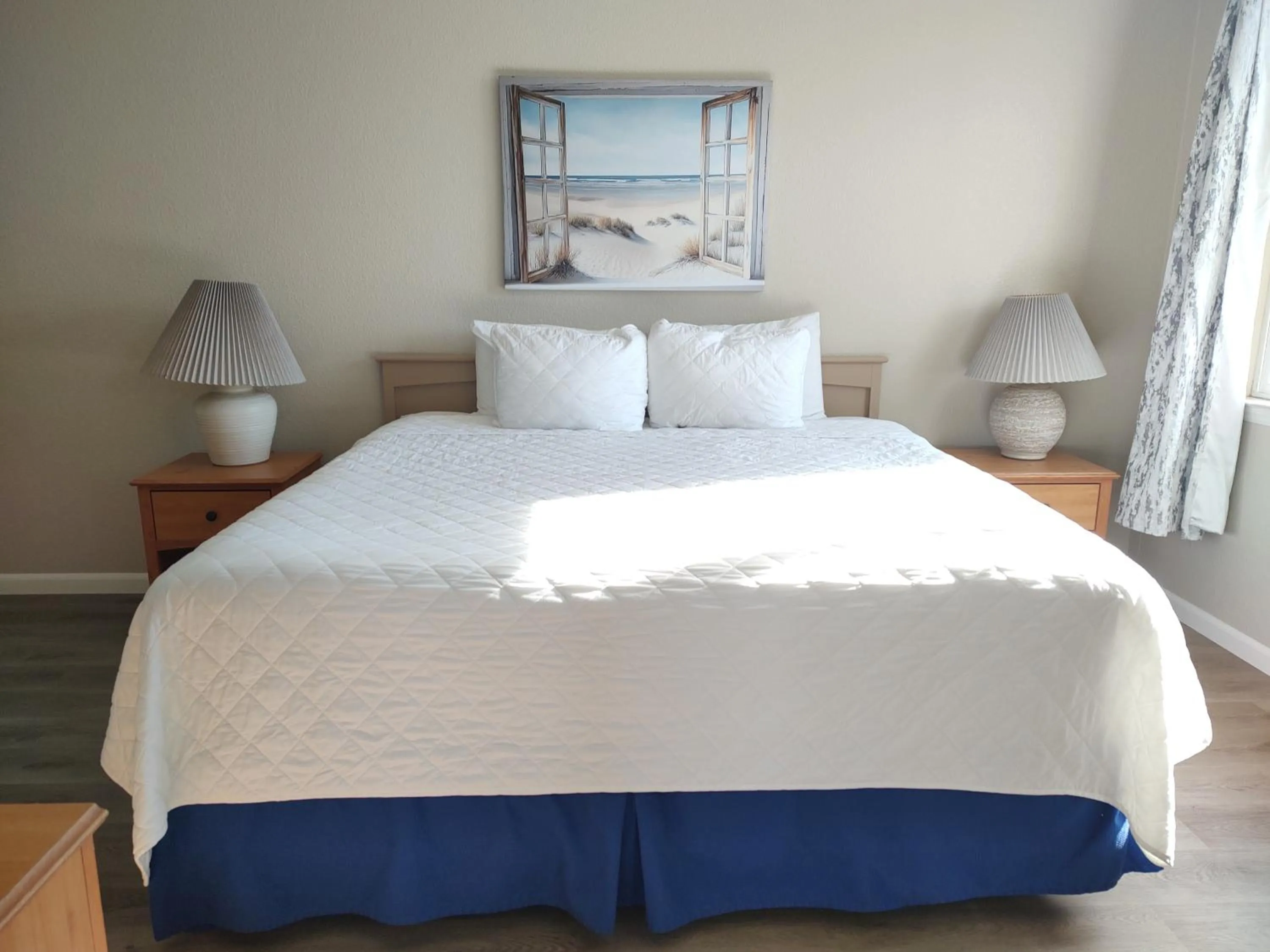 Bed in Pacific Plaza Resort