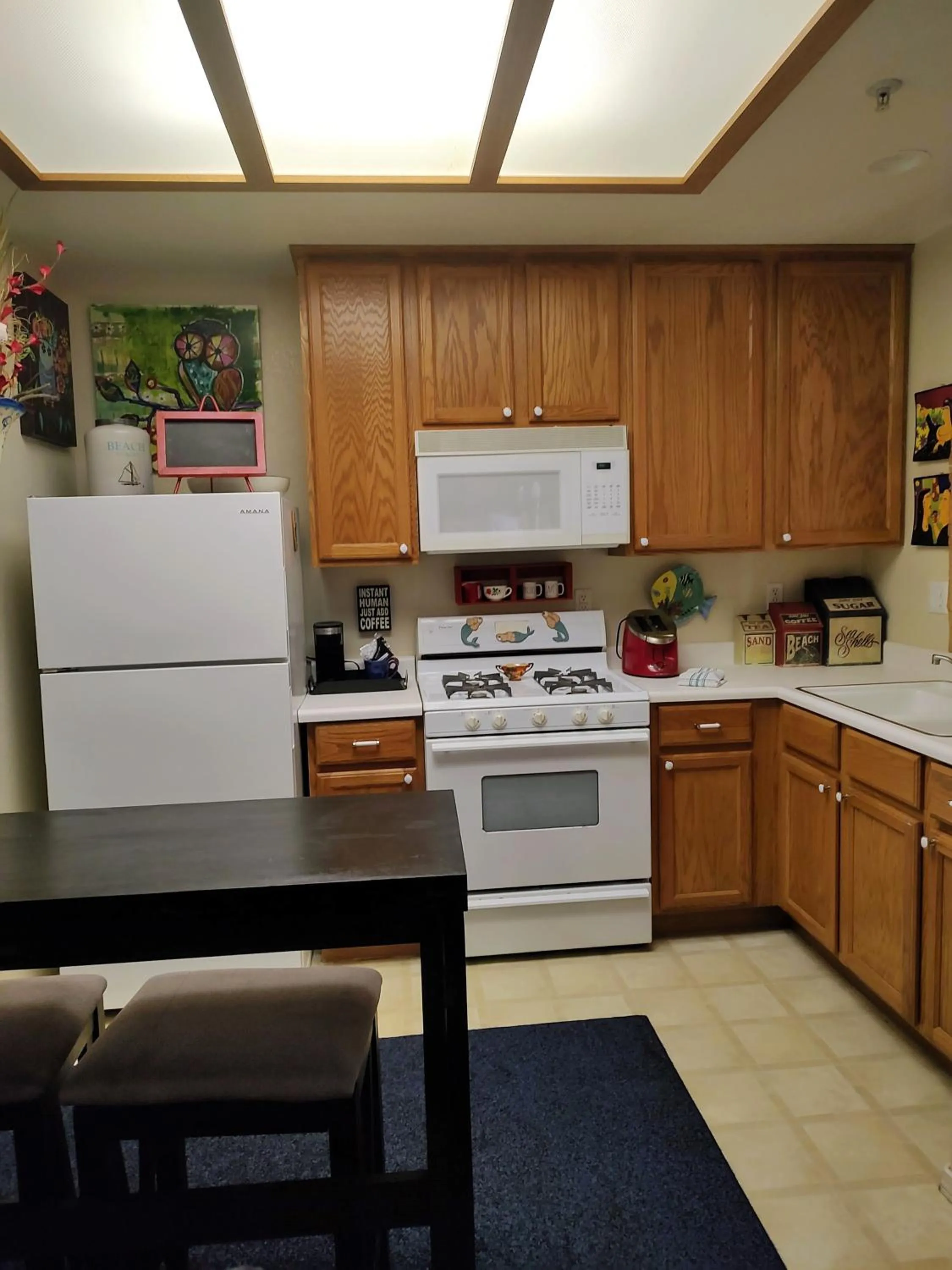 Kitchen or kitchenette in Pacific Plaza Resort