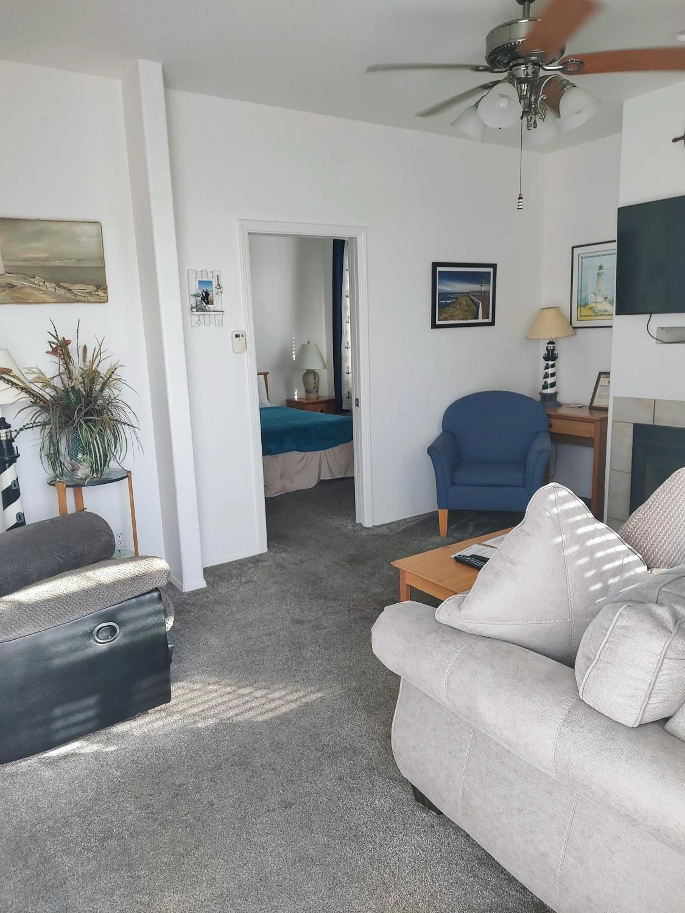 Living room in Pacific Plaza Resort