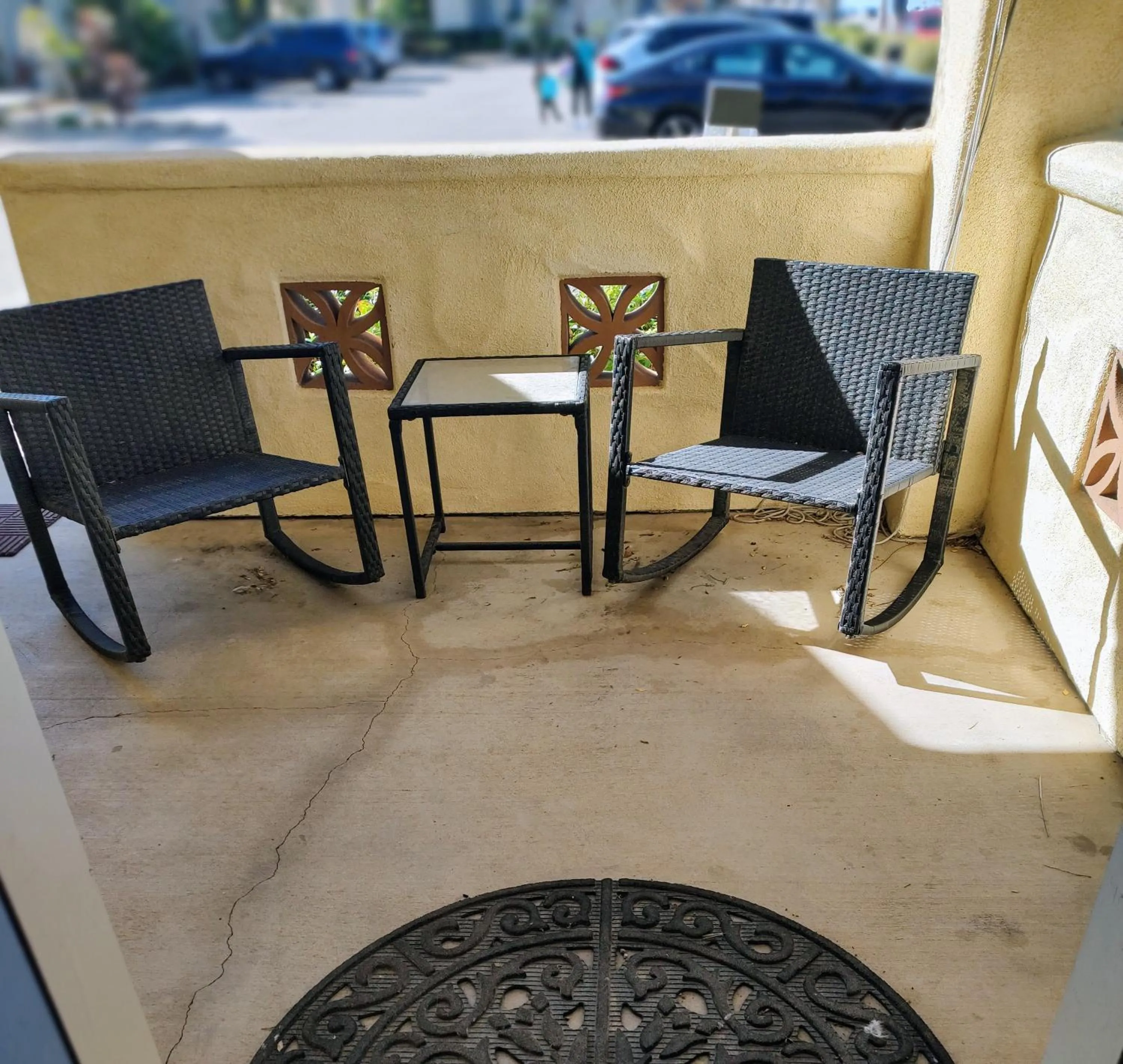 Patio in Pacific Plaza Resort