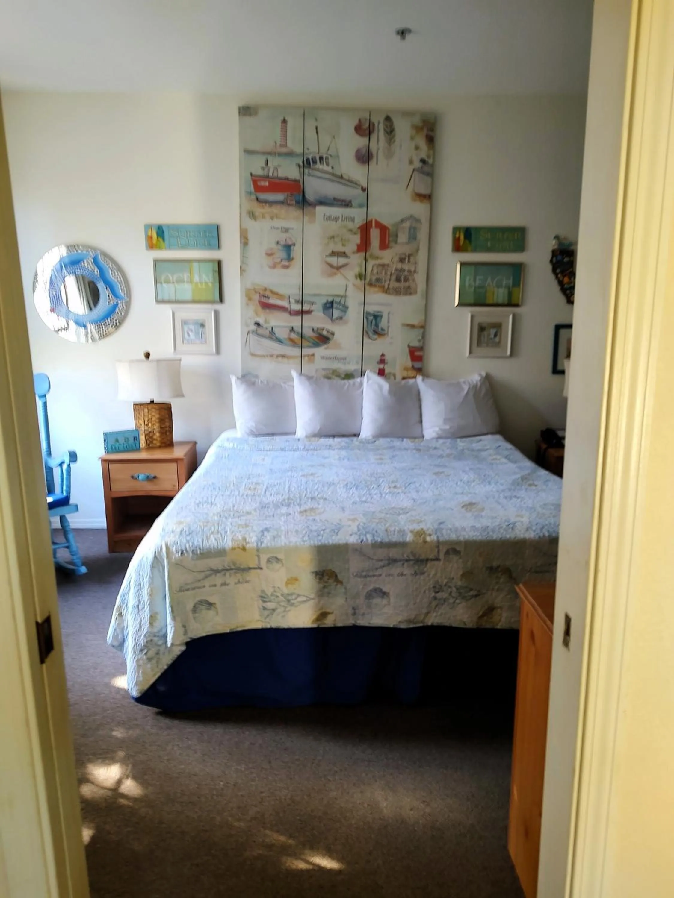 Bed in Pacific Plaza Resort