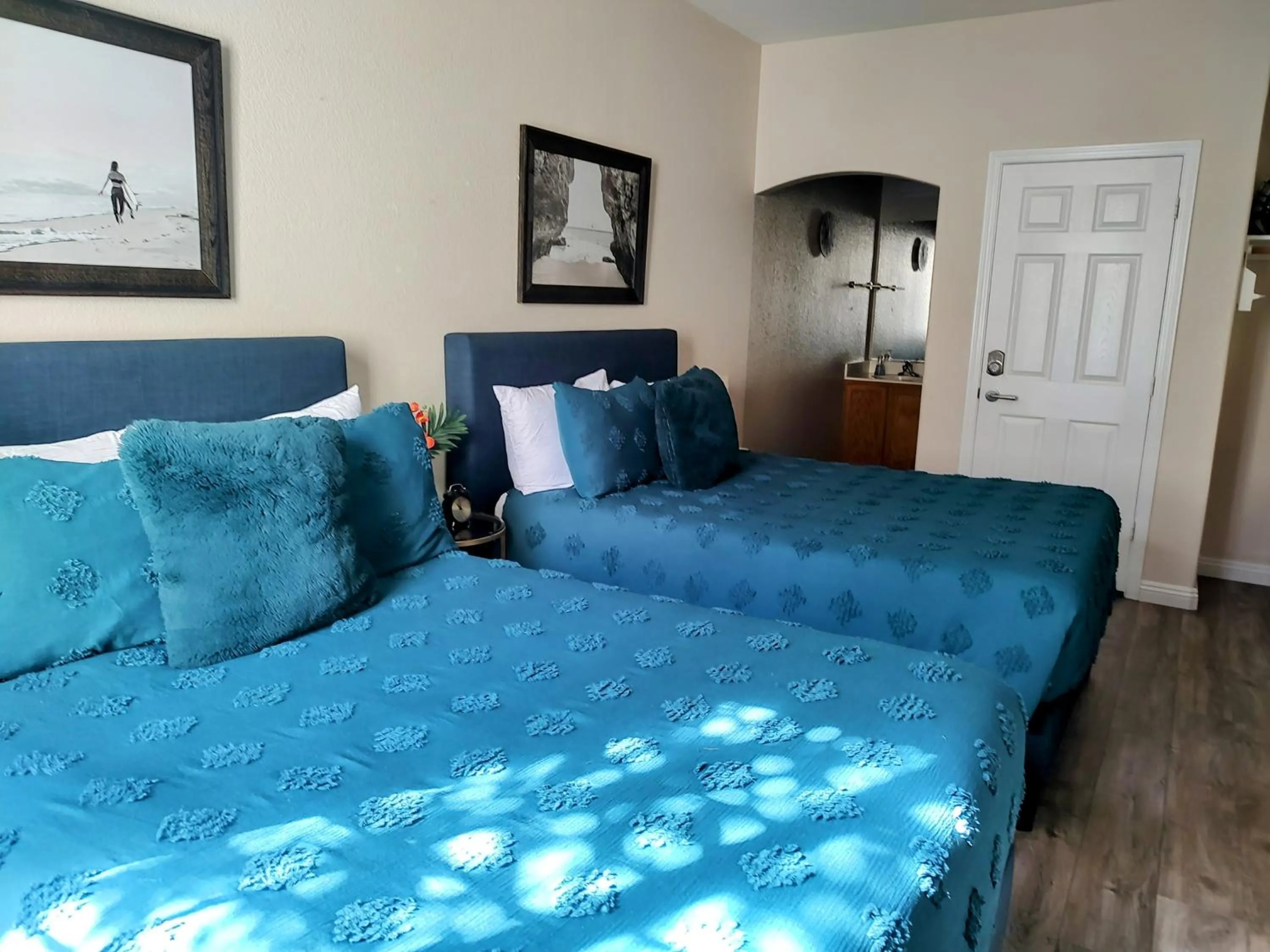 Bed in Pacific Plaza Resort