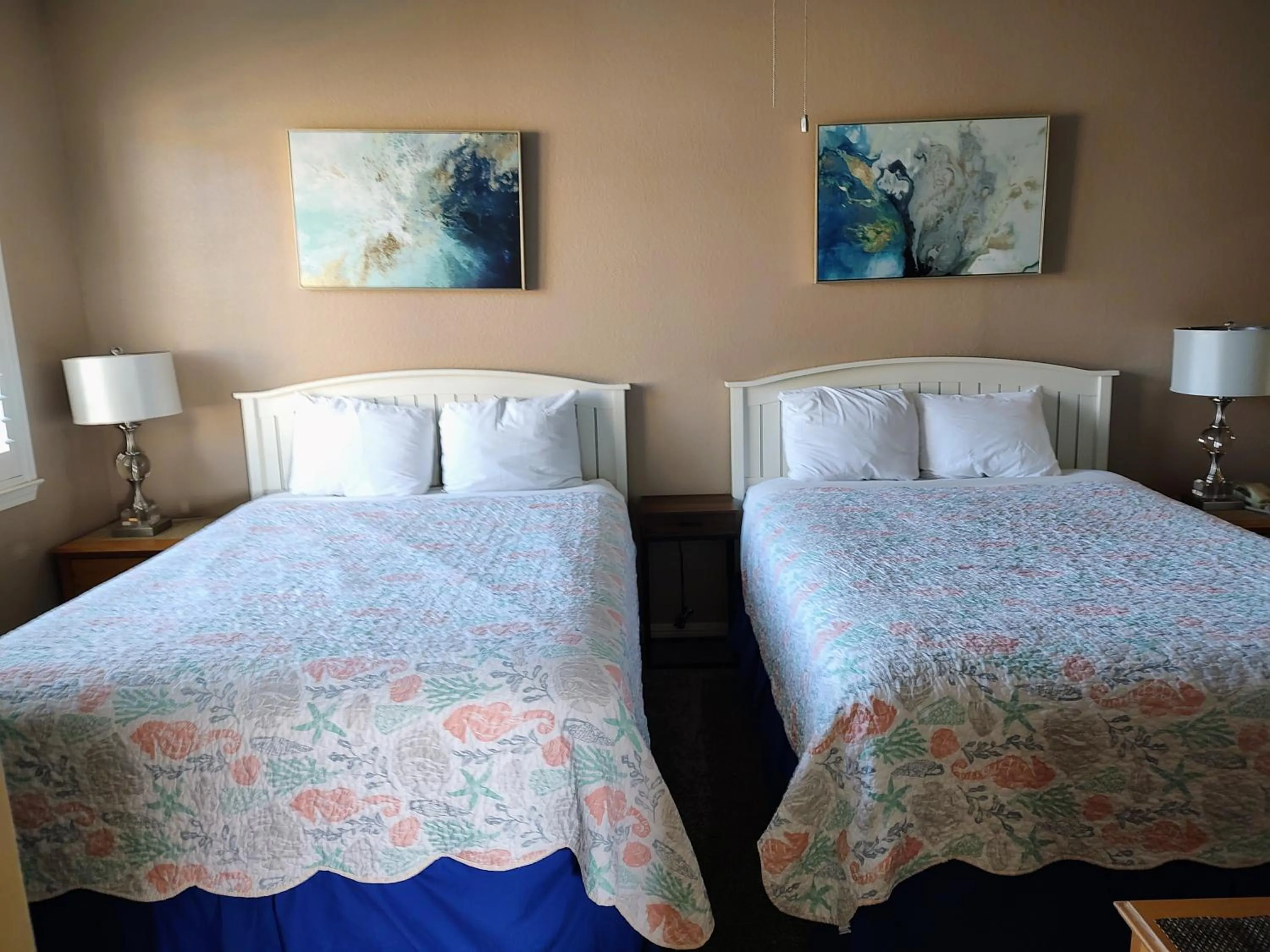 Bed in Pacific Plaza Resort