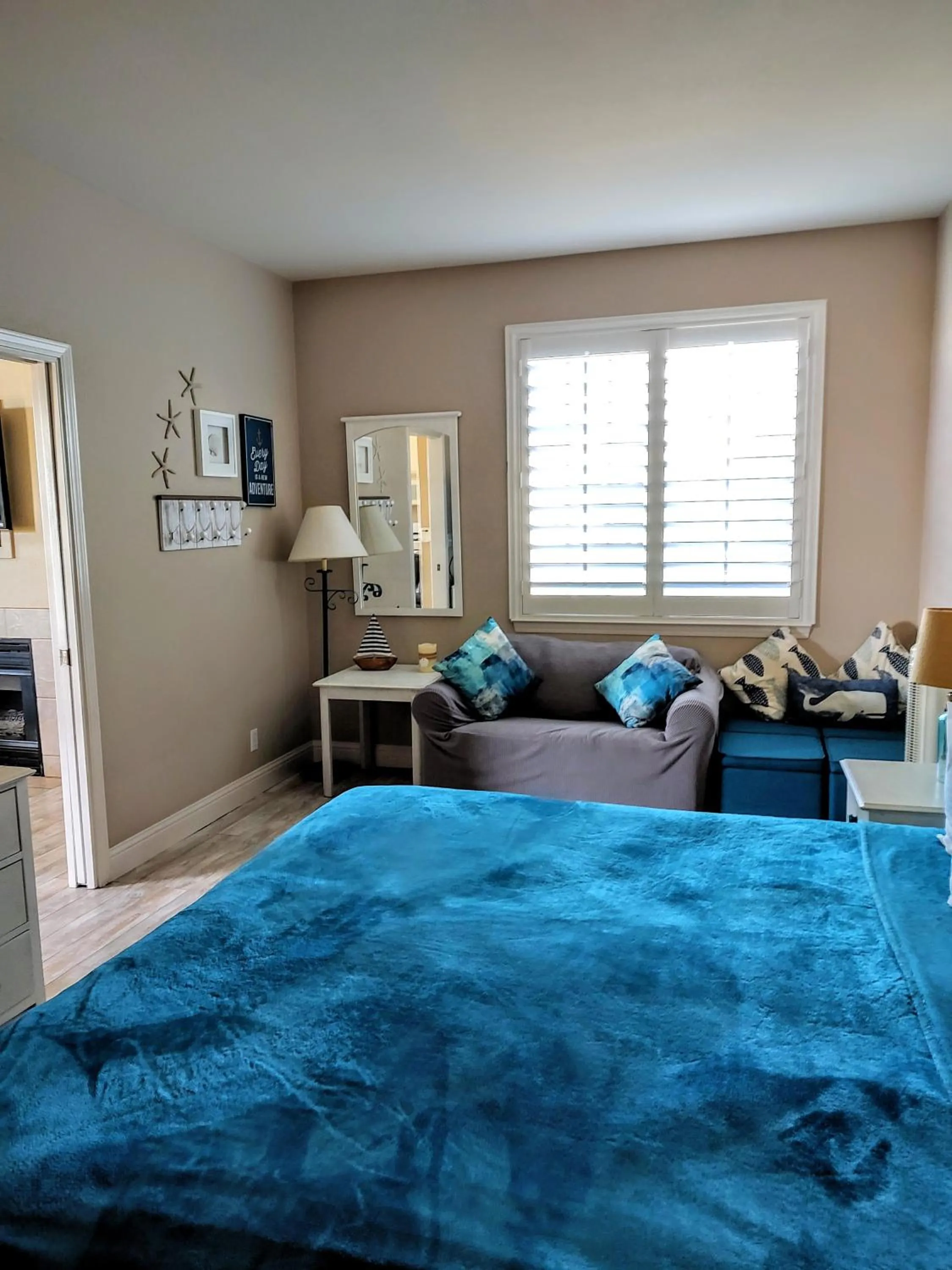 Bed in Pacific Plaza Resort