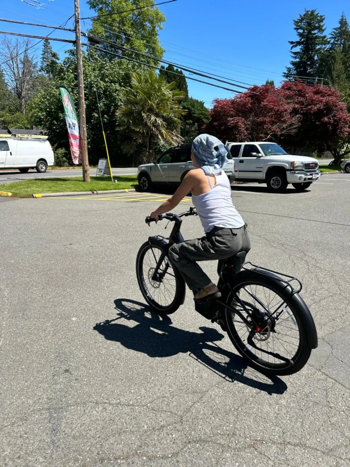 Cycling in Riverside Resort & RV Park