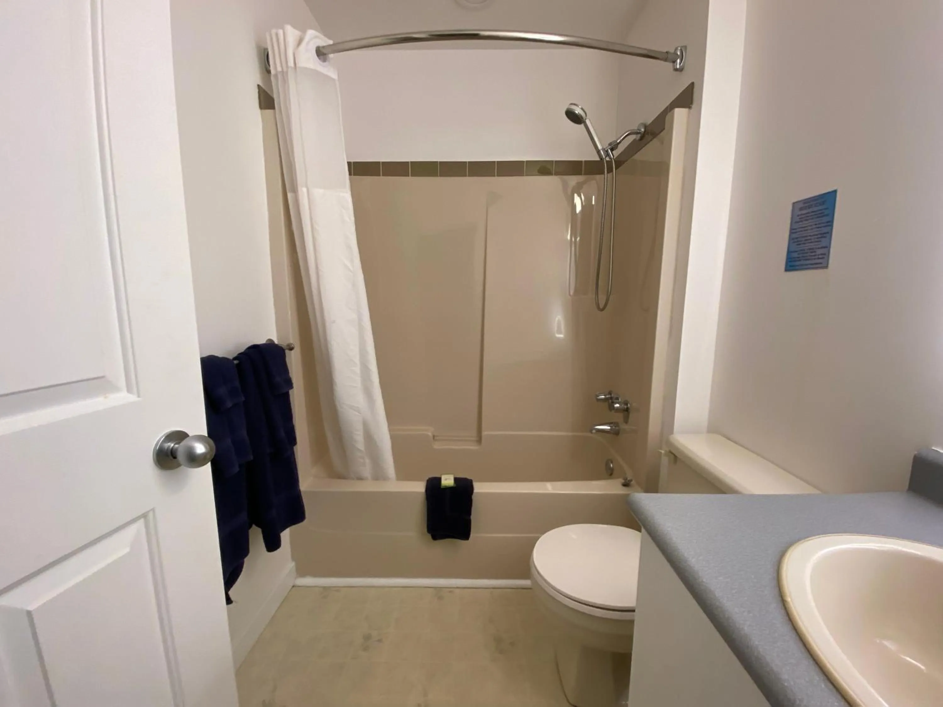 Shower in Riverside Resort & RV Park