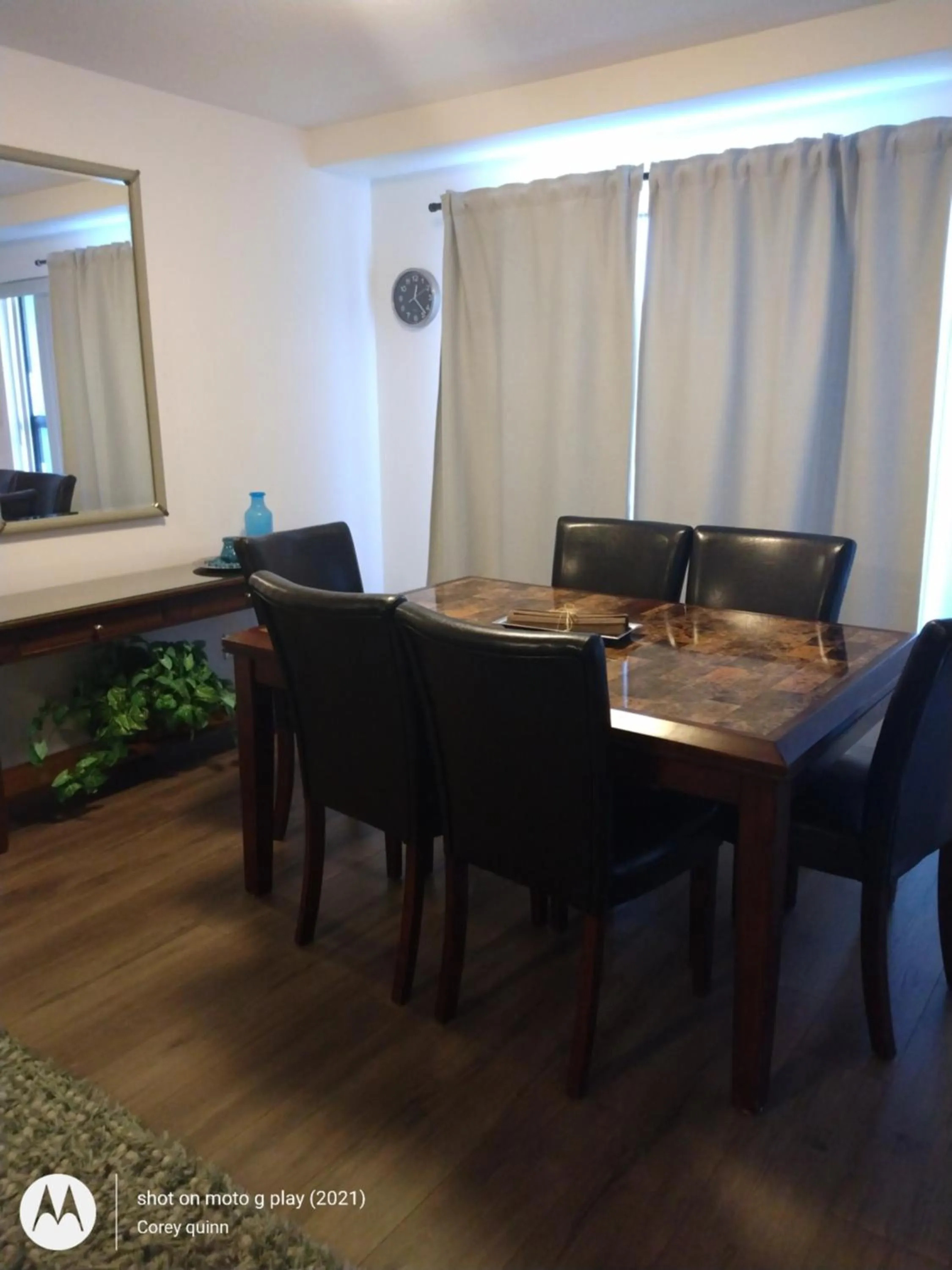 Dining area in Riverside Resort & RV Park