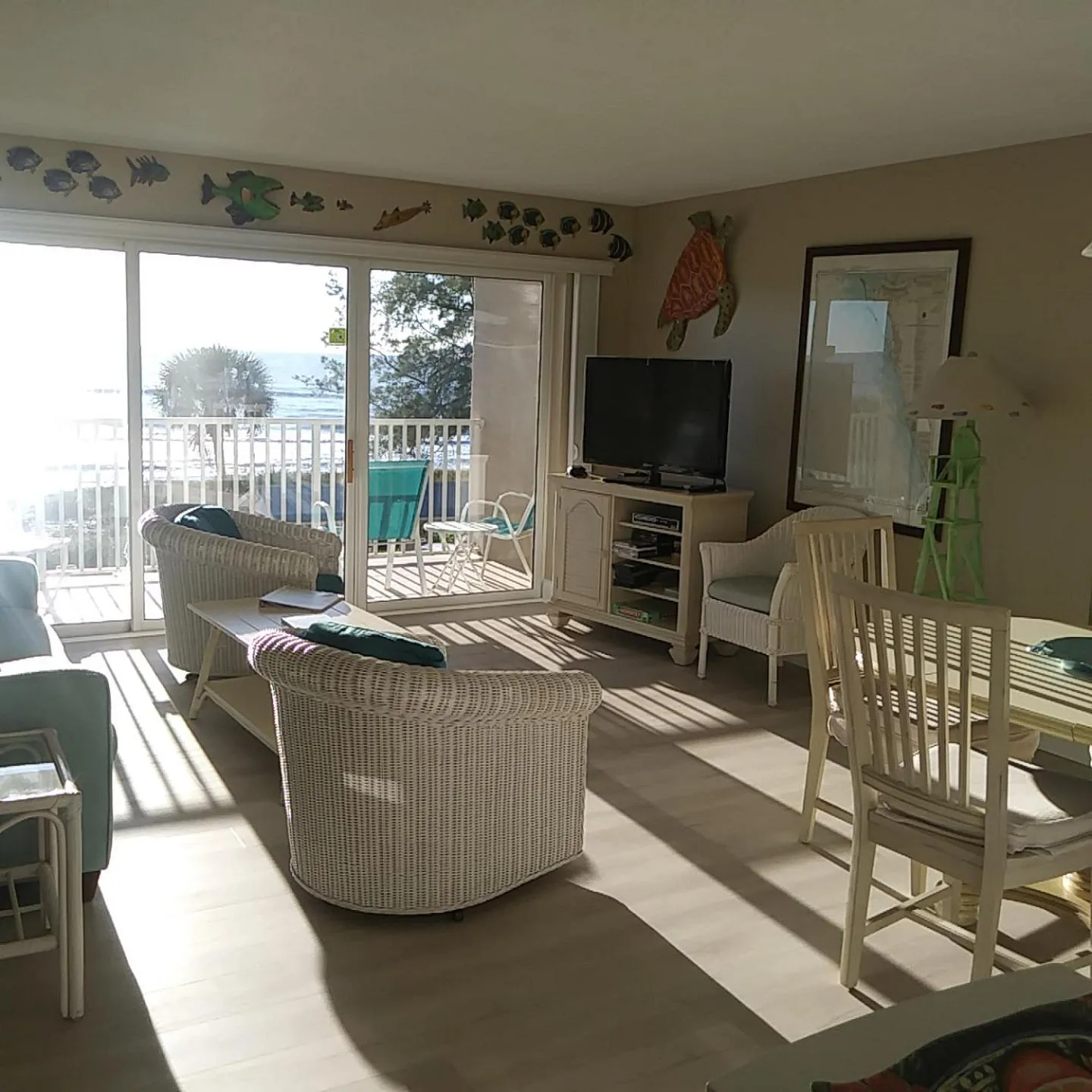 Balcony/Terrace in Turtle Crawl Inn - Longboat Key