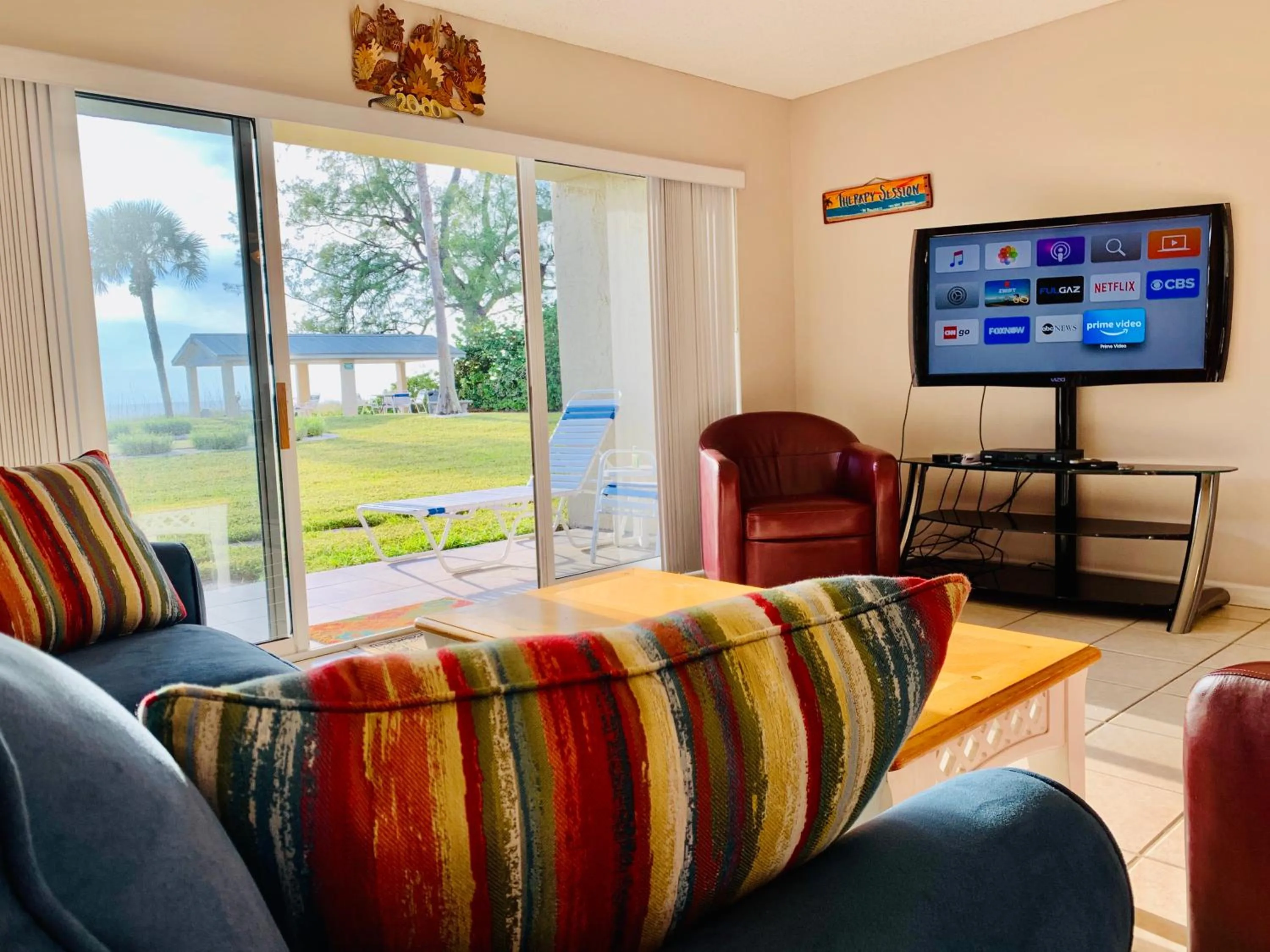 Patio in Turtle Crawl Inn - Longboat Key