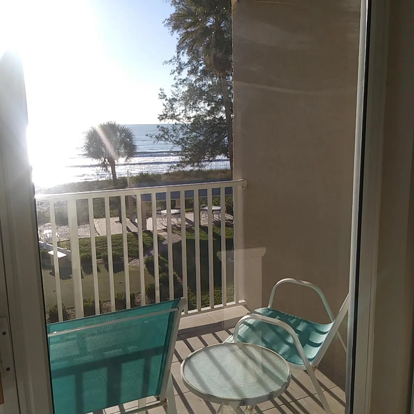 Balcony/Terrace in Turtle Crawl Inn - Longboat Key