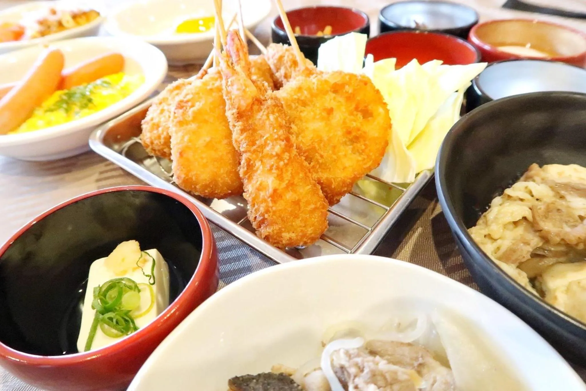 Buffet breakfast in Dormy Inn Premium Namba ANNEX Natural Hot Spring