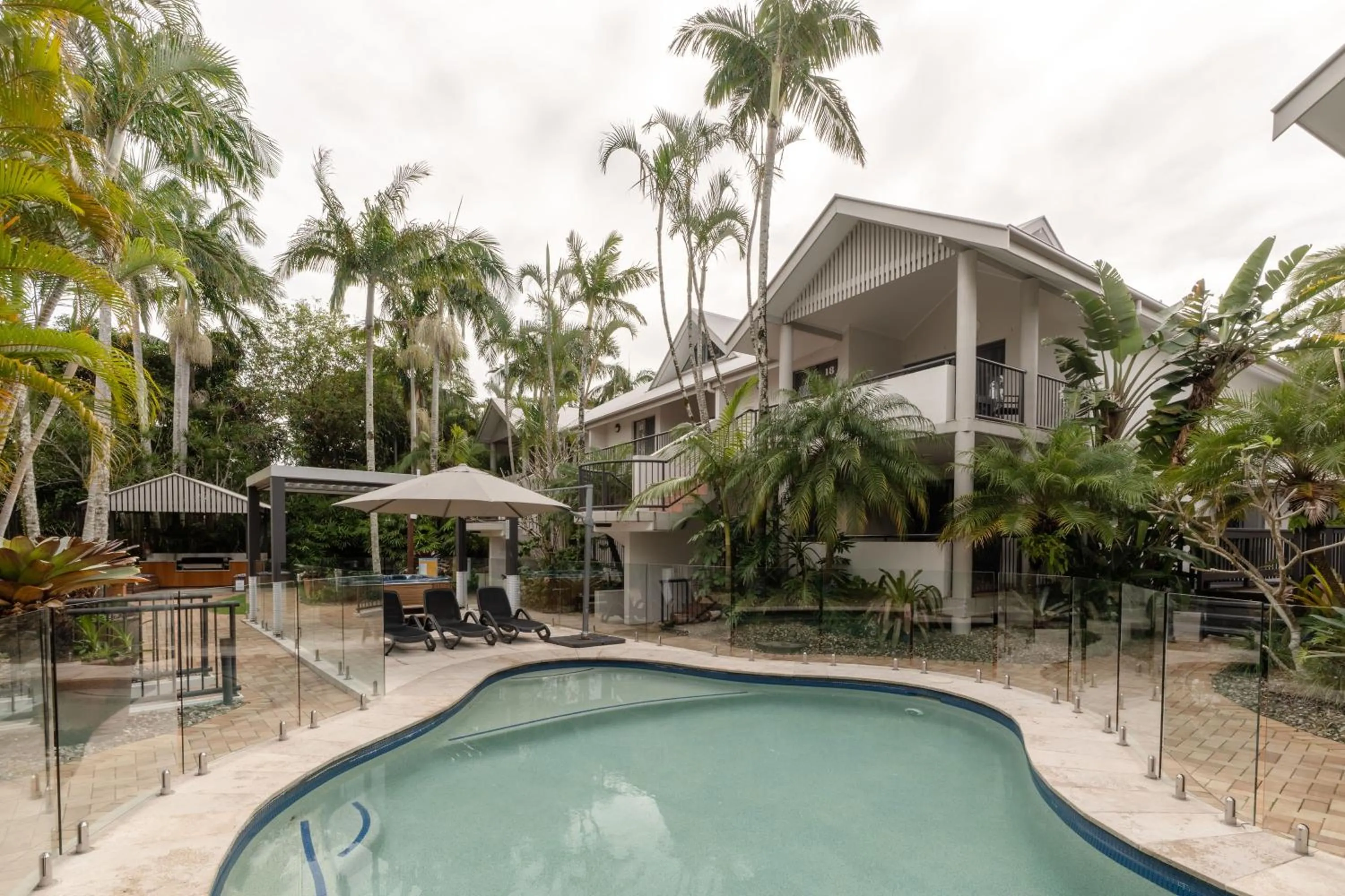 Pool view in Outrigger Bay